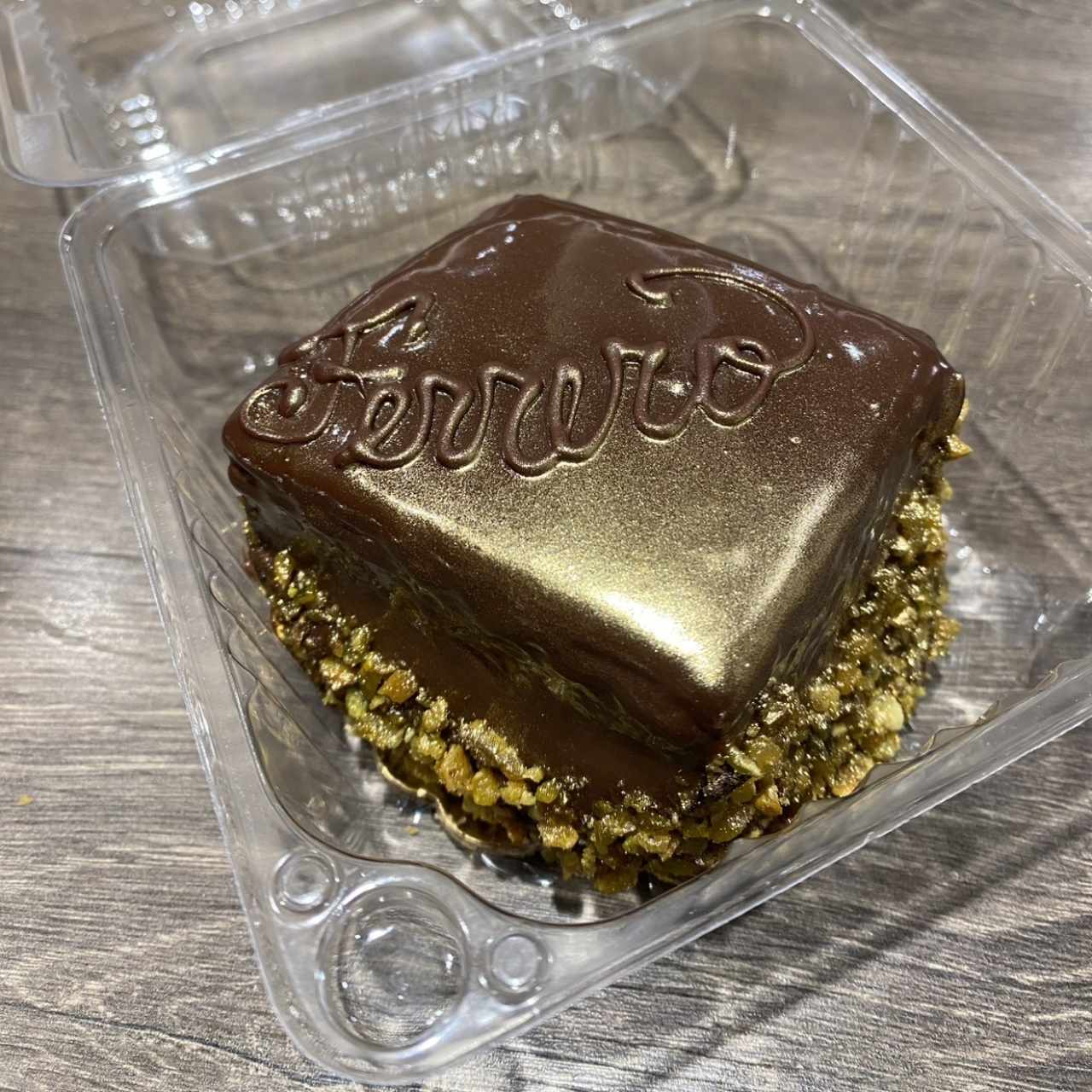 Porción de dulce Ferrero