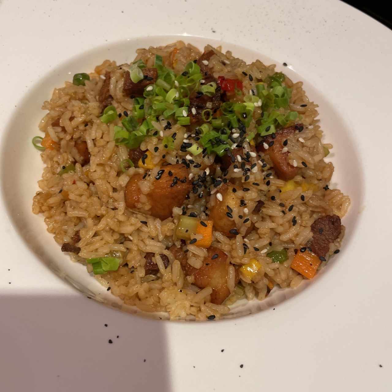 Arroz Frito de Puerco Ahumado