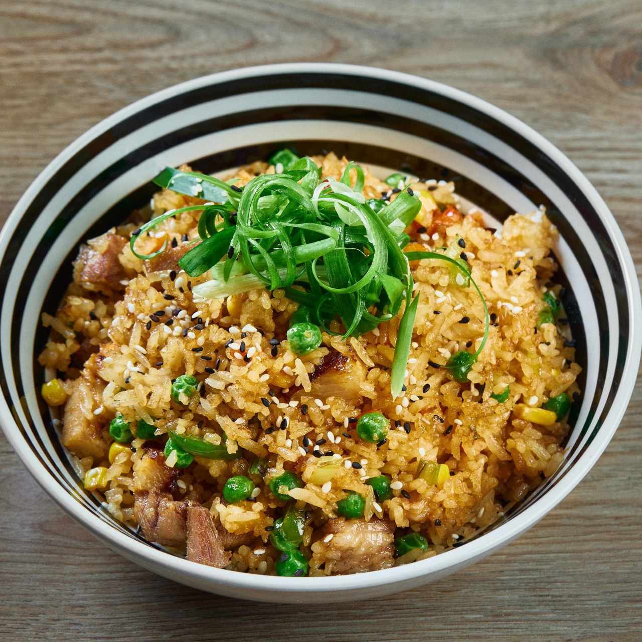 Arroz Frito con Puerco Ahumado