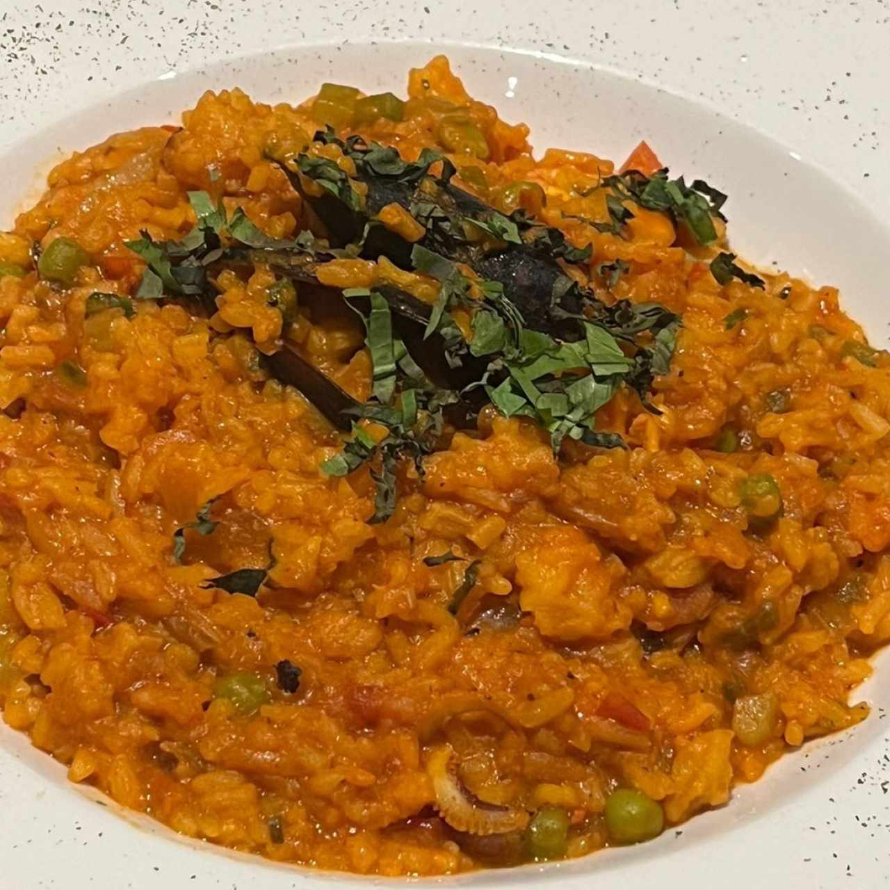 Guacho de Mariscos Estilo Panameño