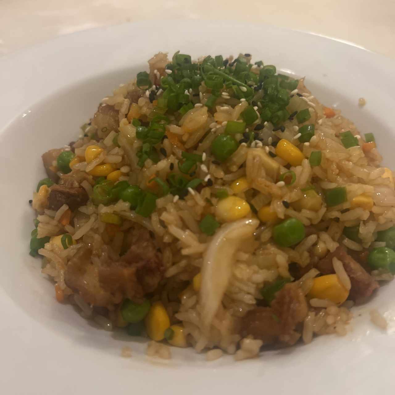 Arroz Frito con Puerco Ahumado