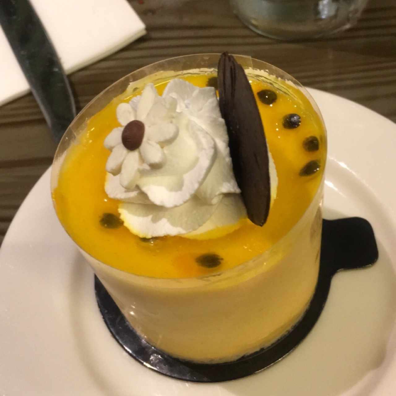 Mousse de maracuyá