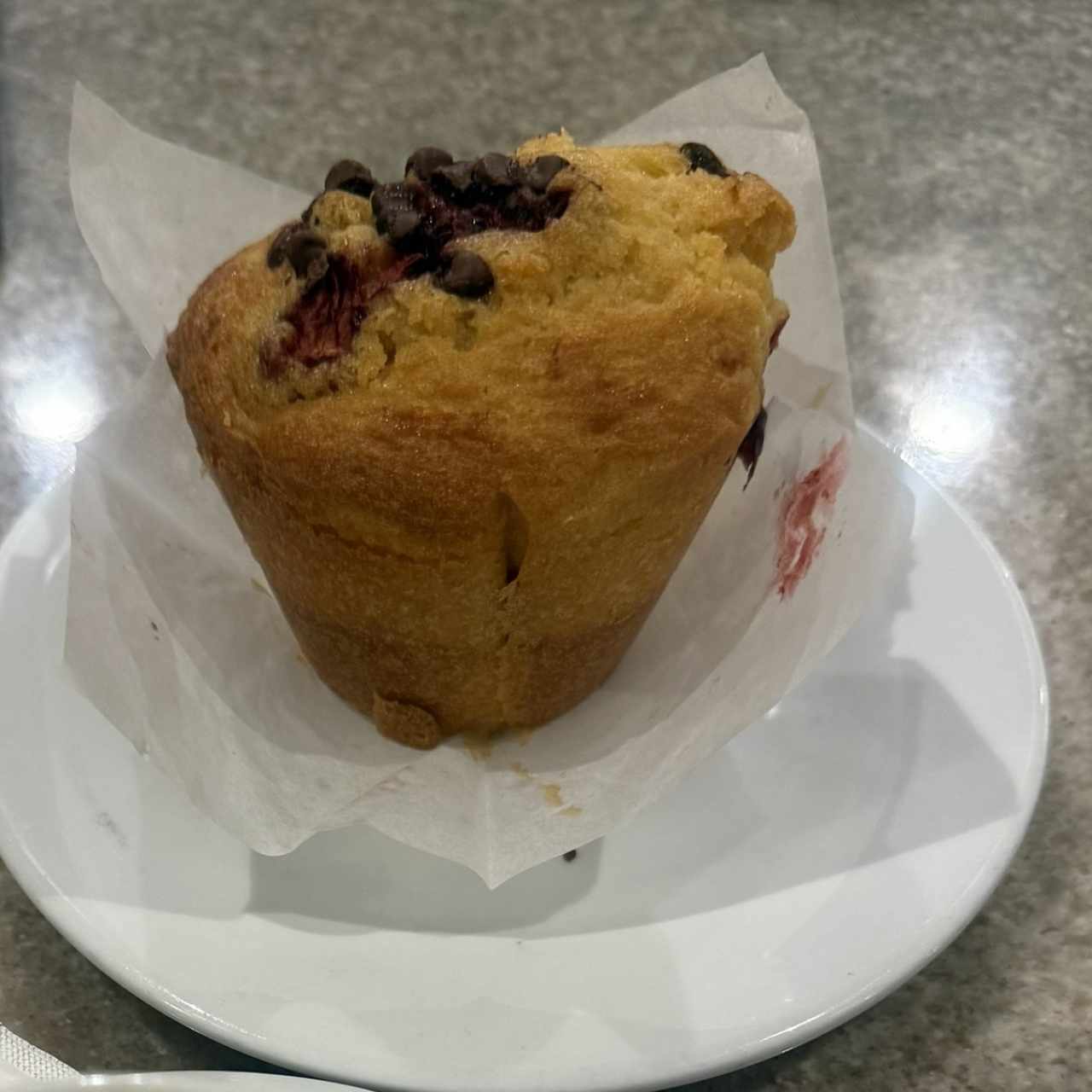 muffin Fresa Y chocolatechips