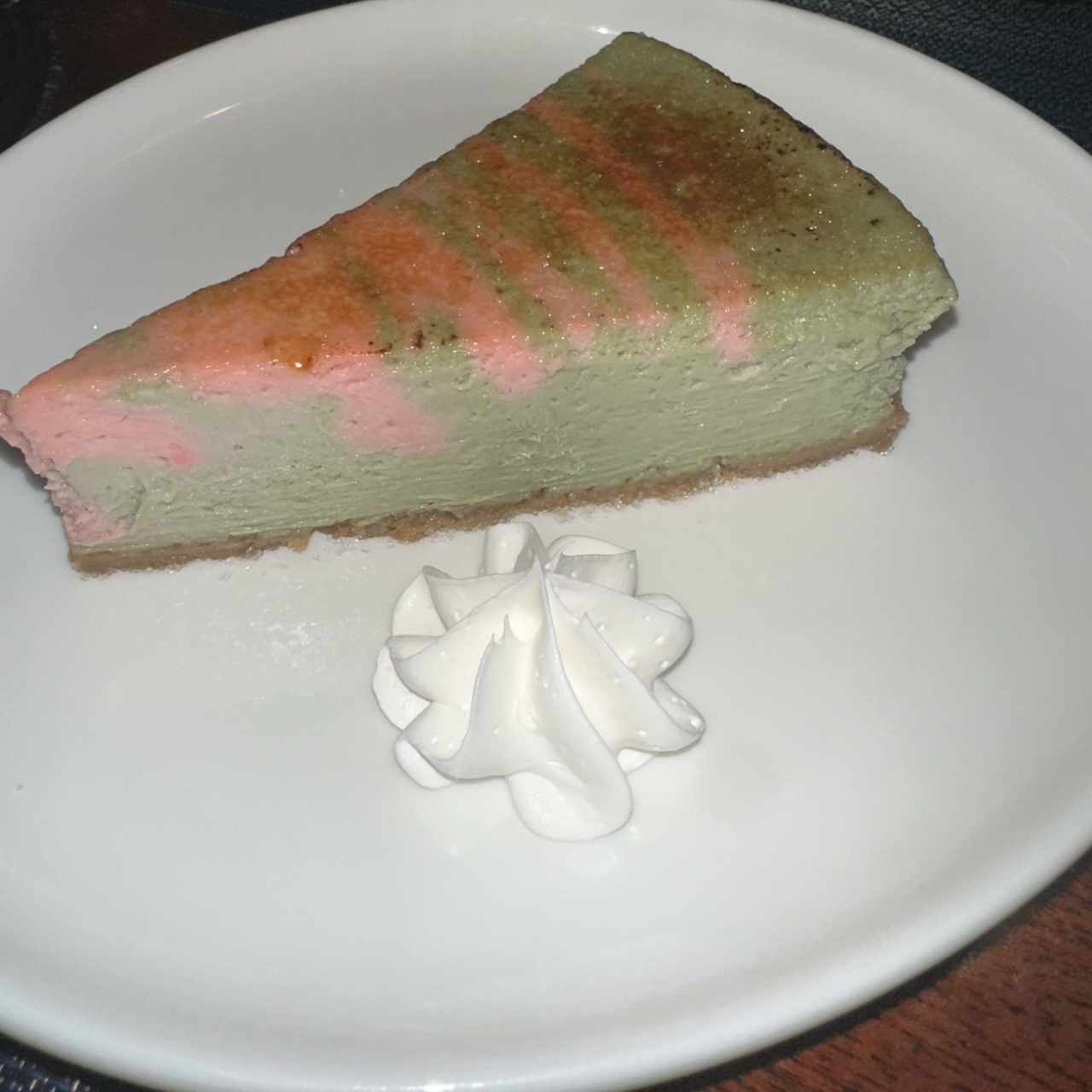 Matcha cheesecake