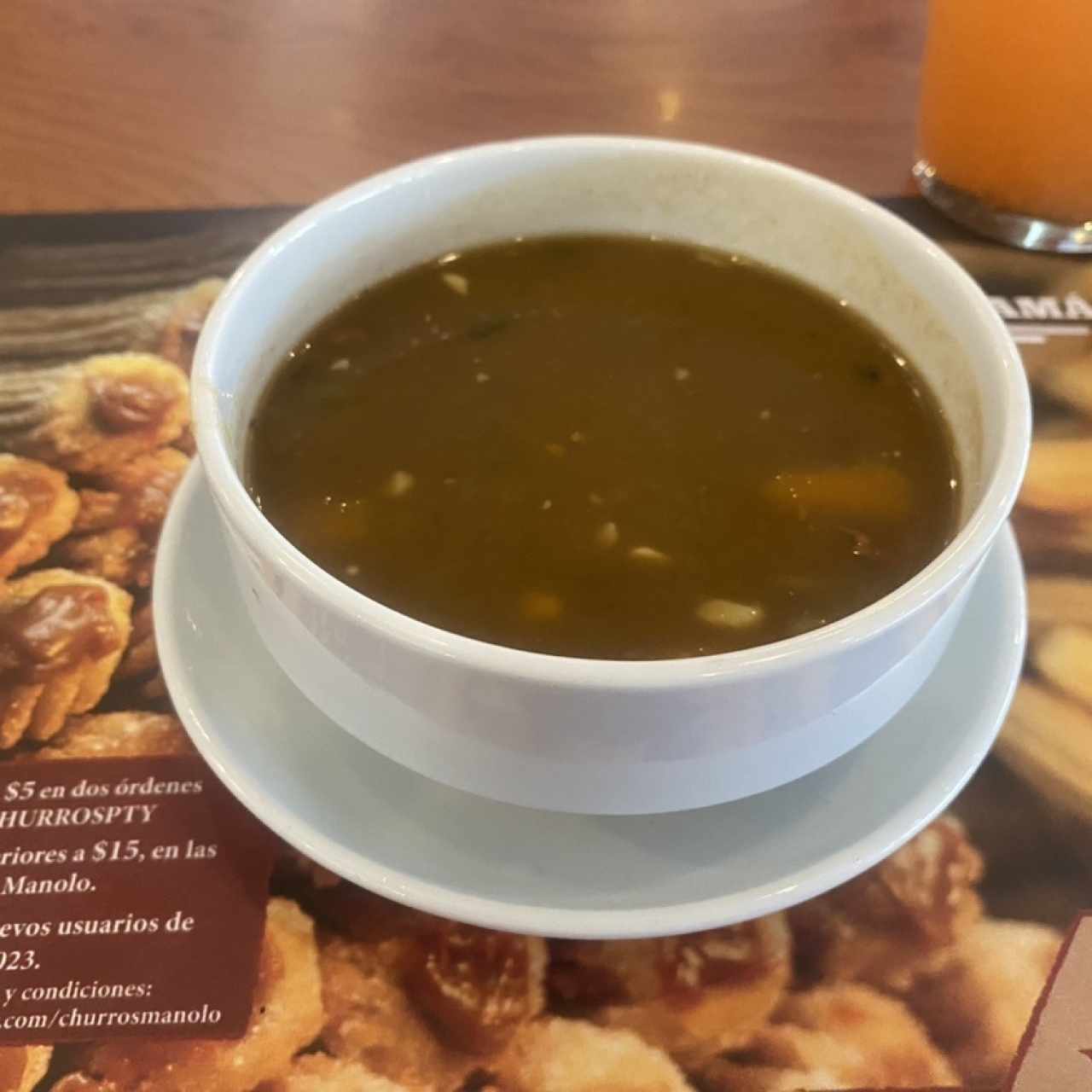 Sopa de lentejas 