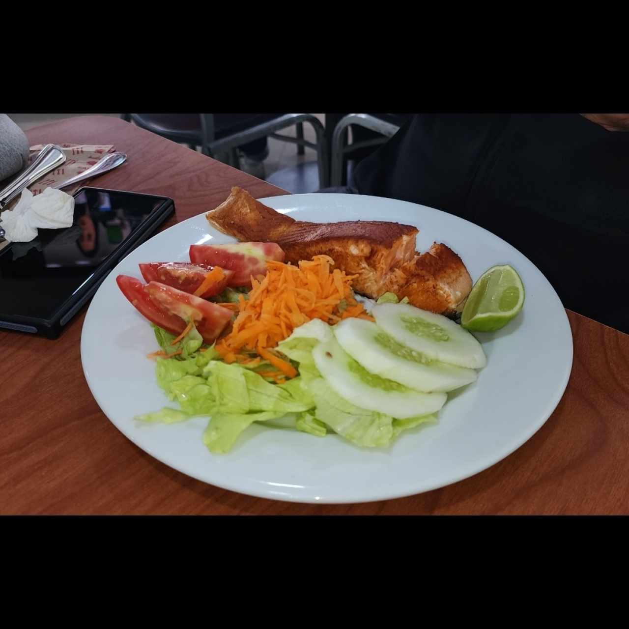 Salmon a la plancha
