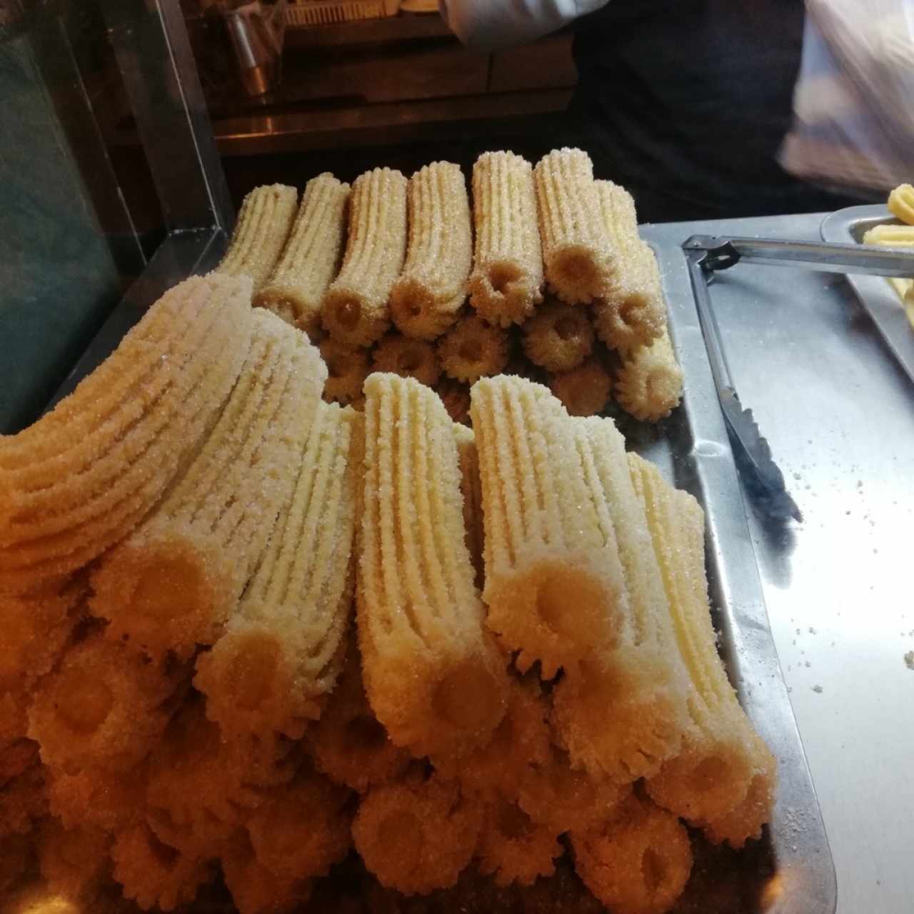 churros de piña y manzana y canela