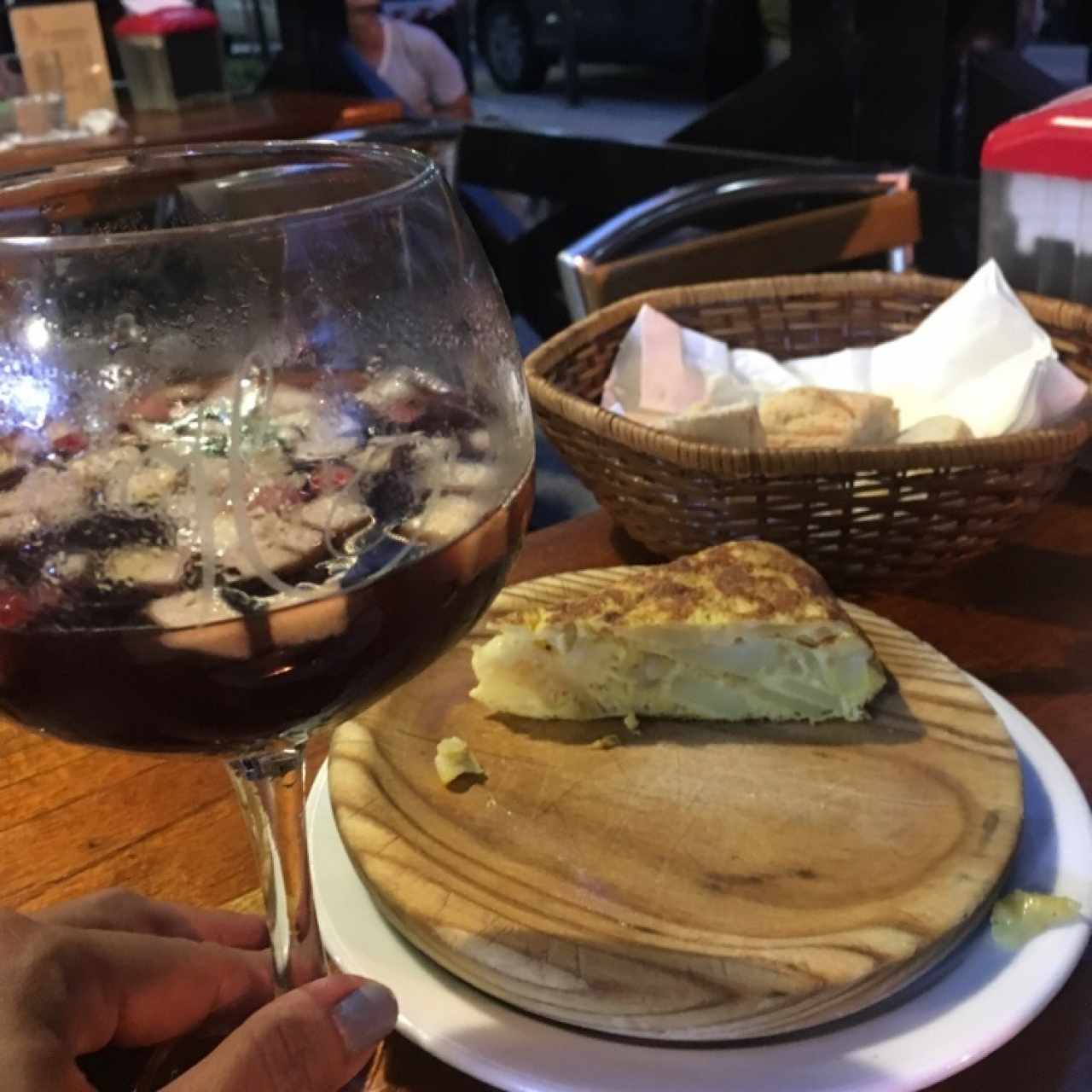 tortilla española y sangria 