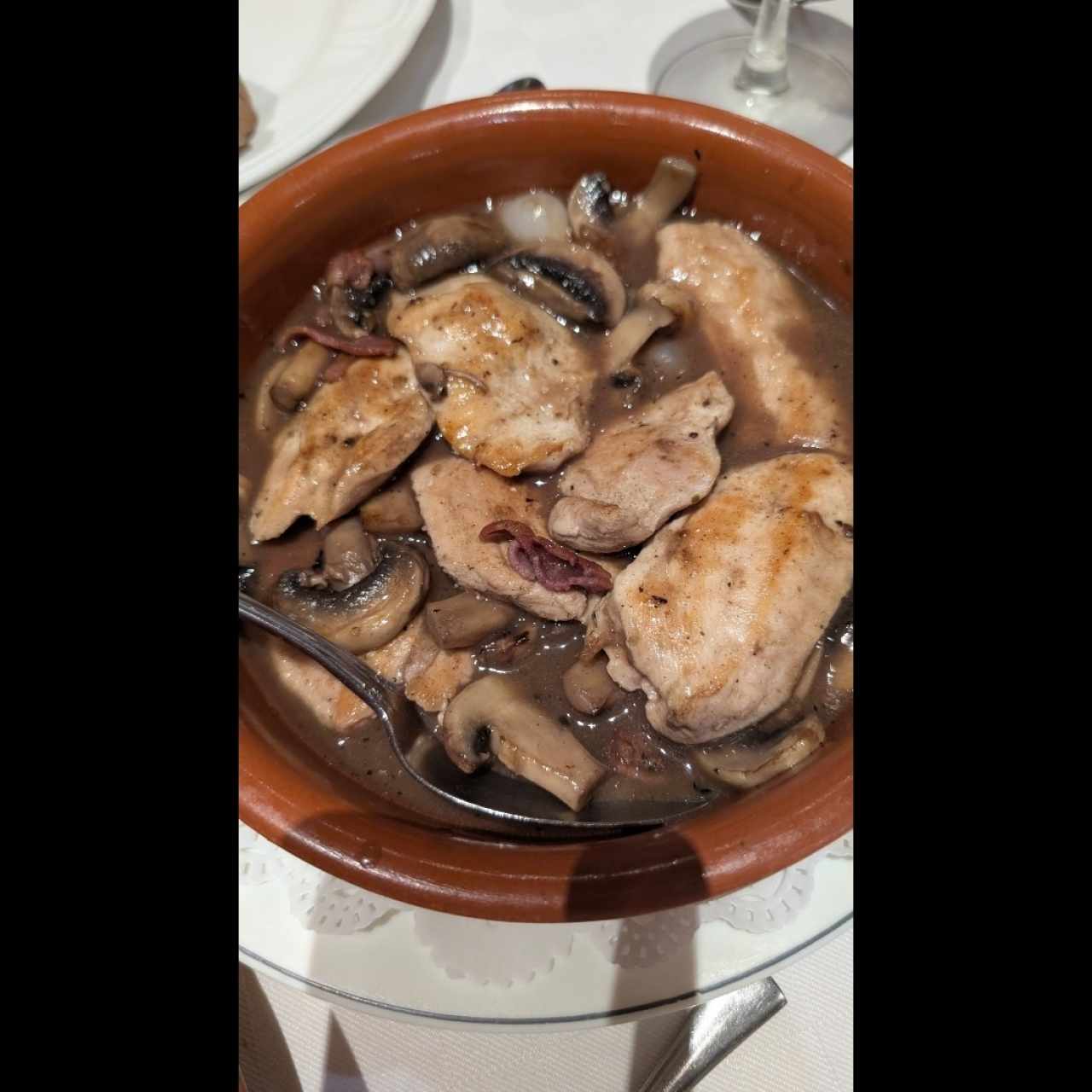 Pechuga de Pollo a la Verónica