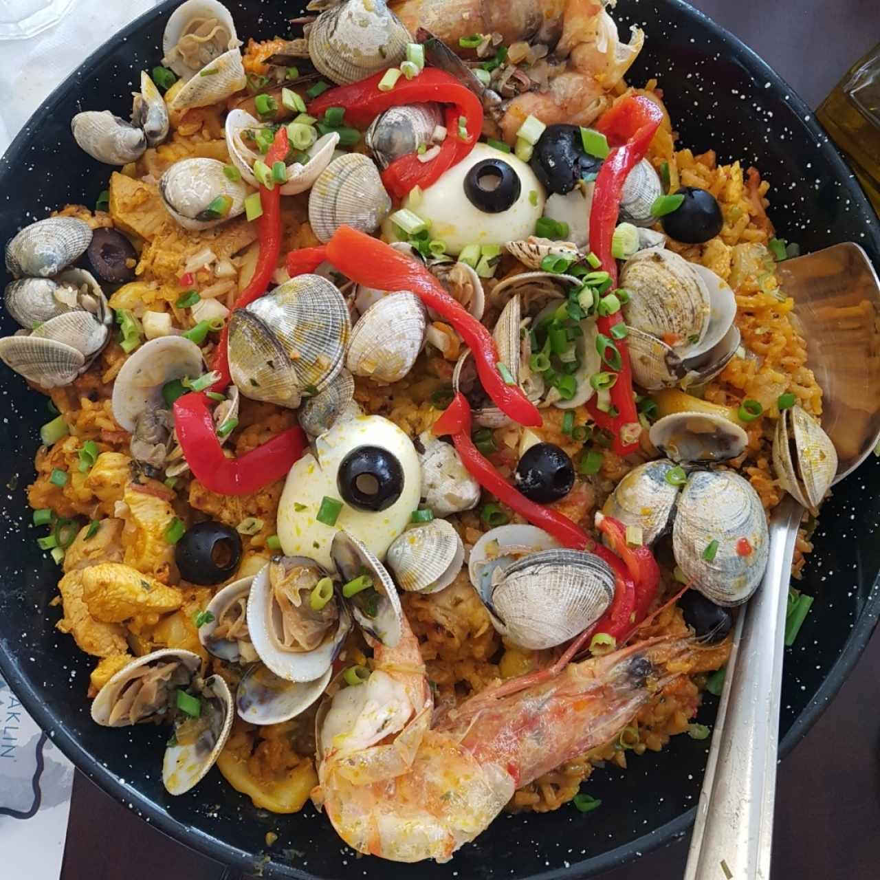 paella para dos personas