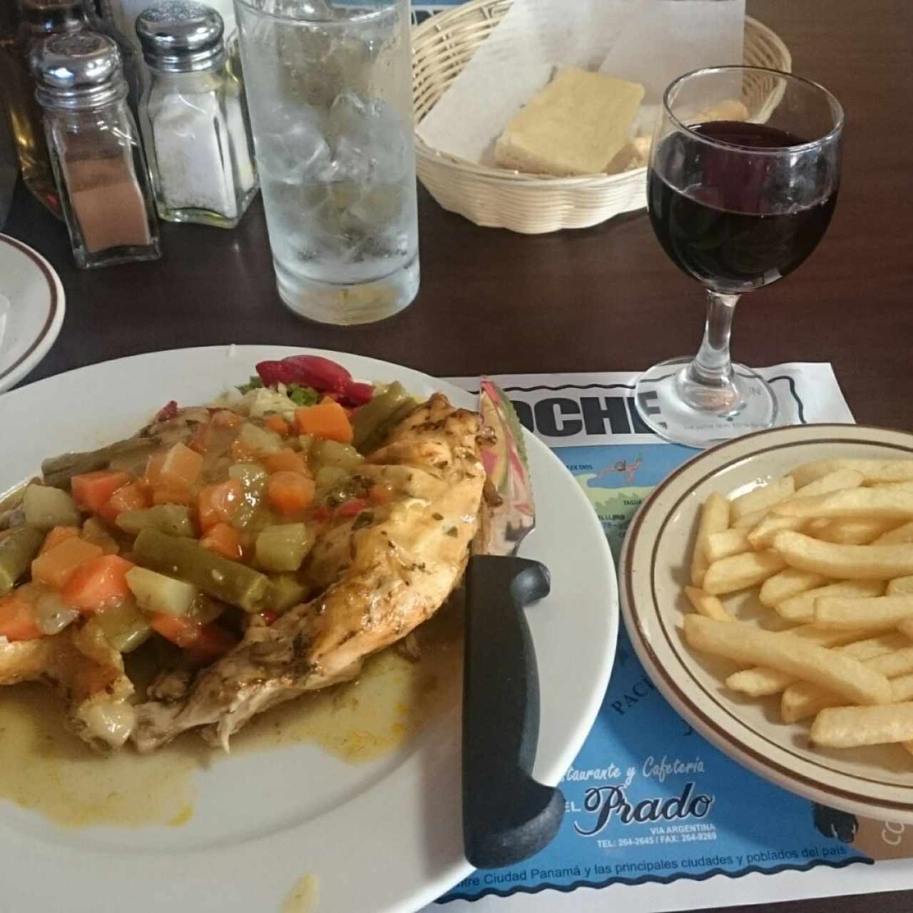 pollo a la jardinera