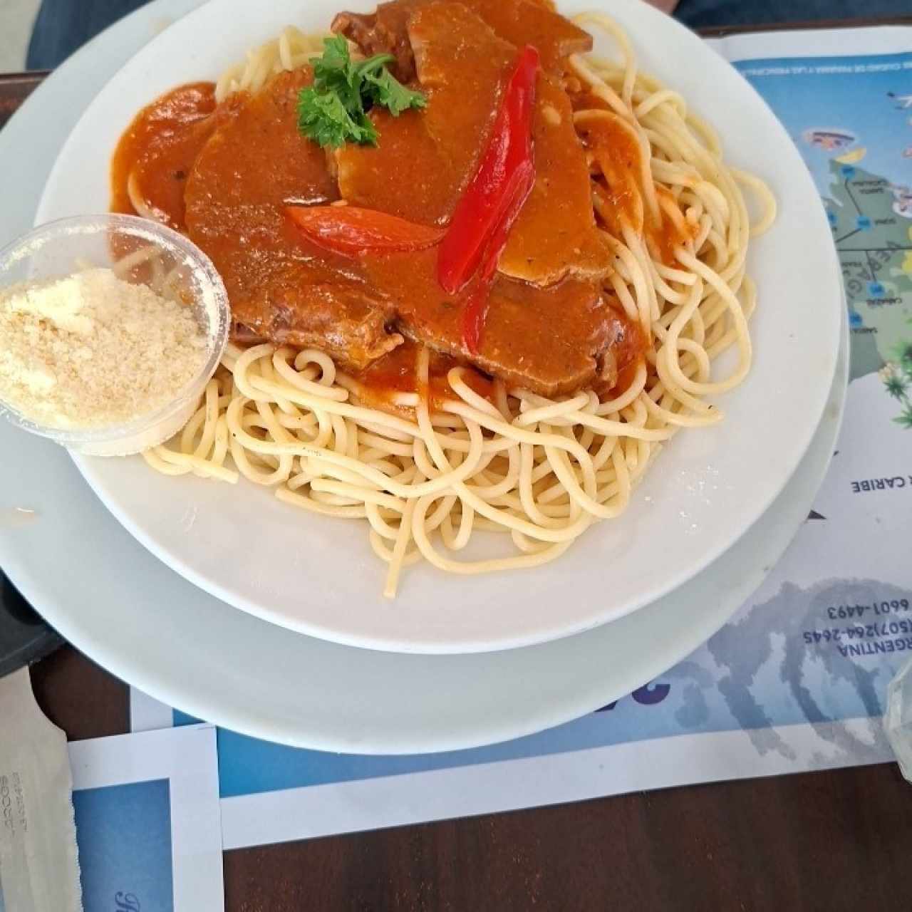 spaguetti con lomo