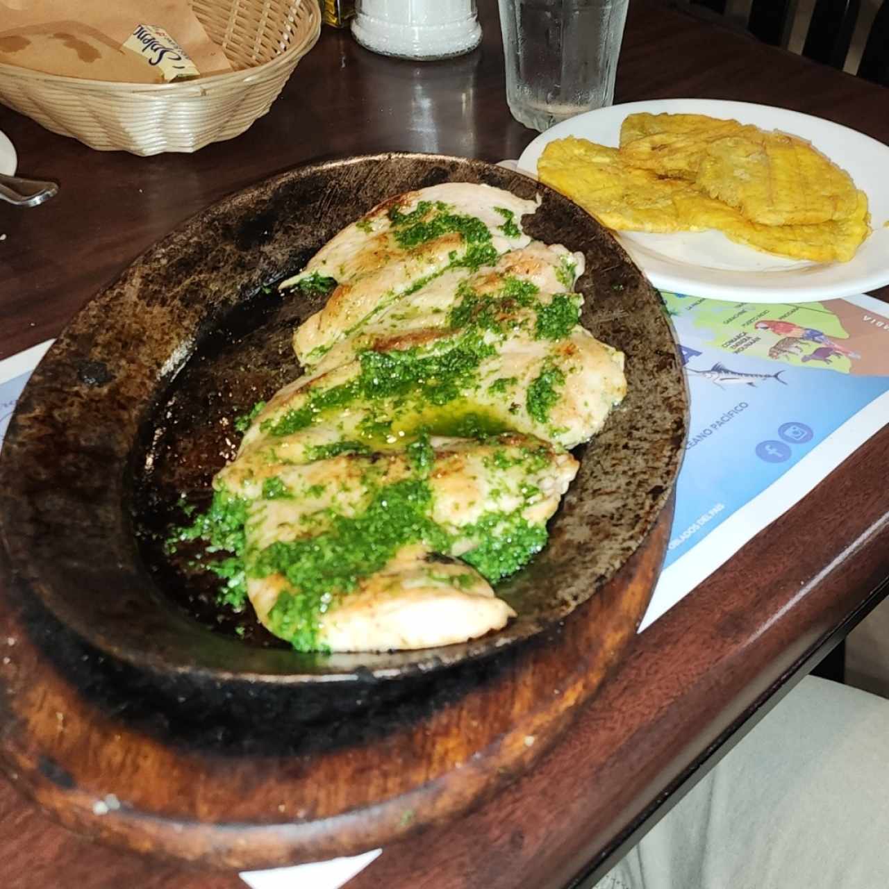 Pechuga de pollo al carbón