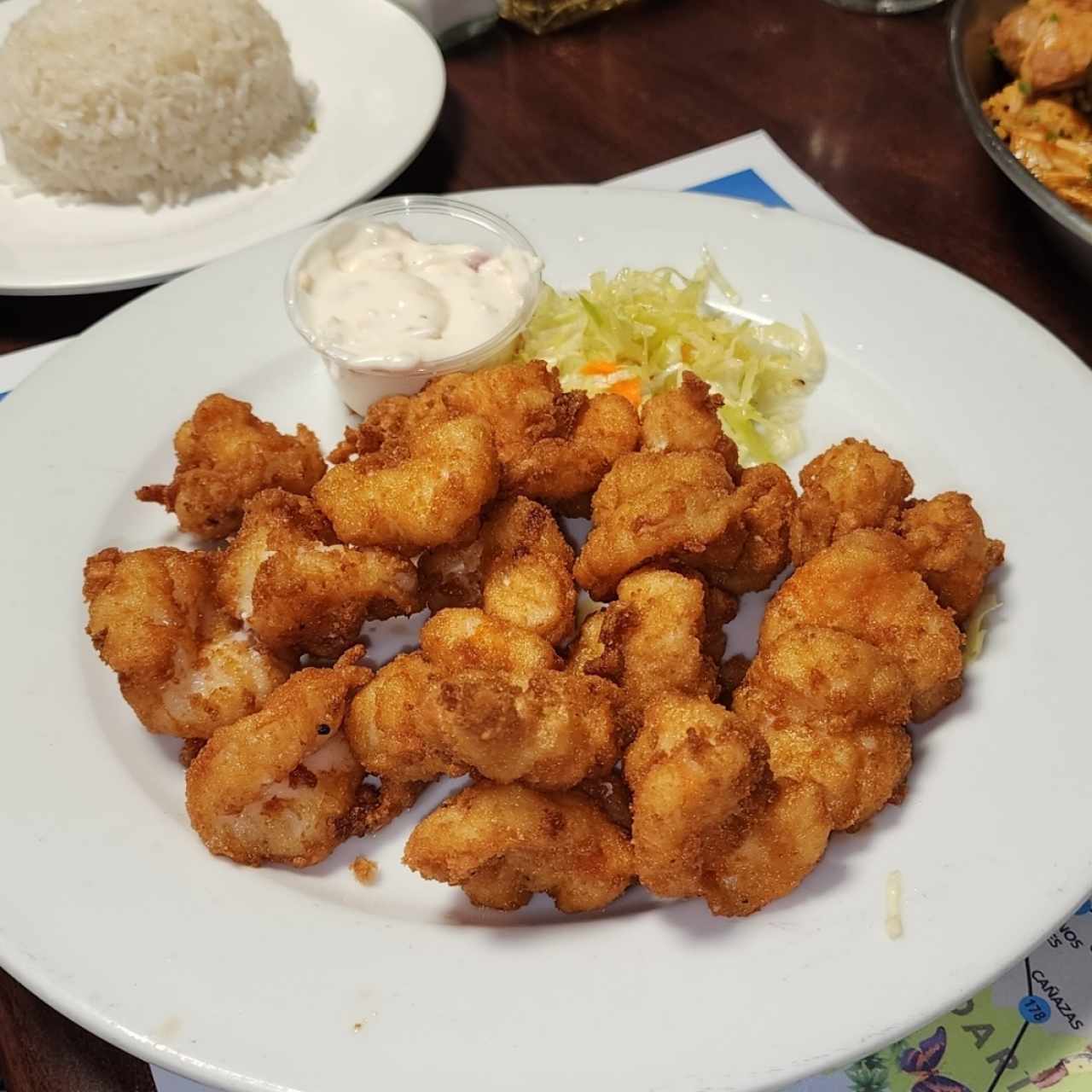 Camarones apanados