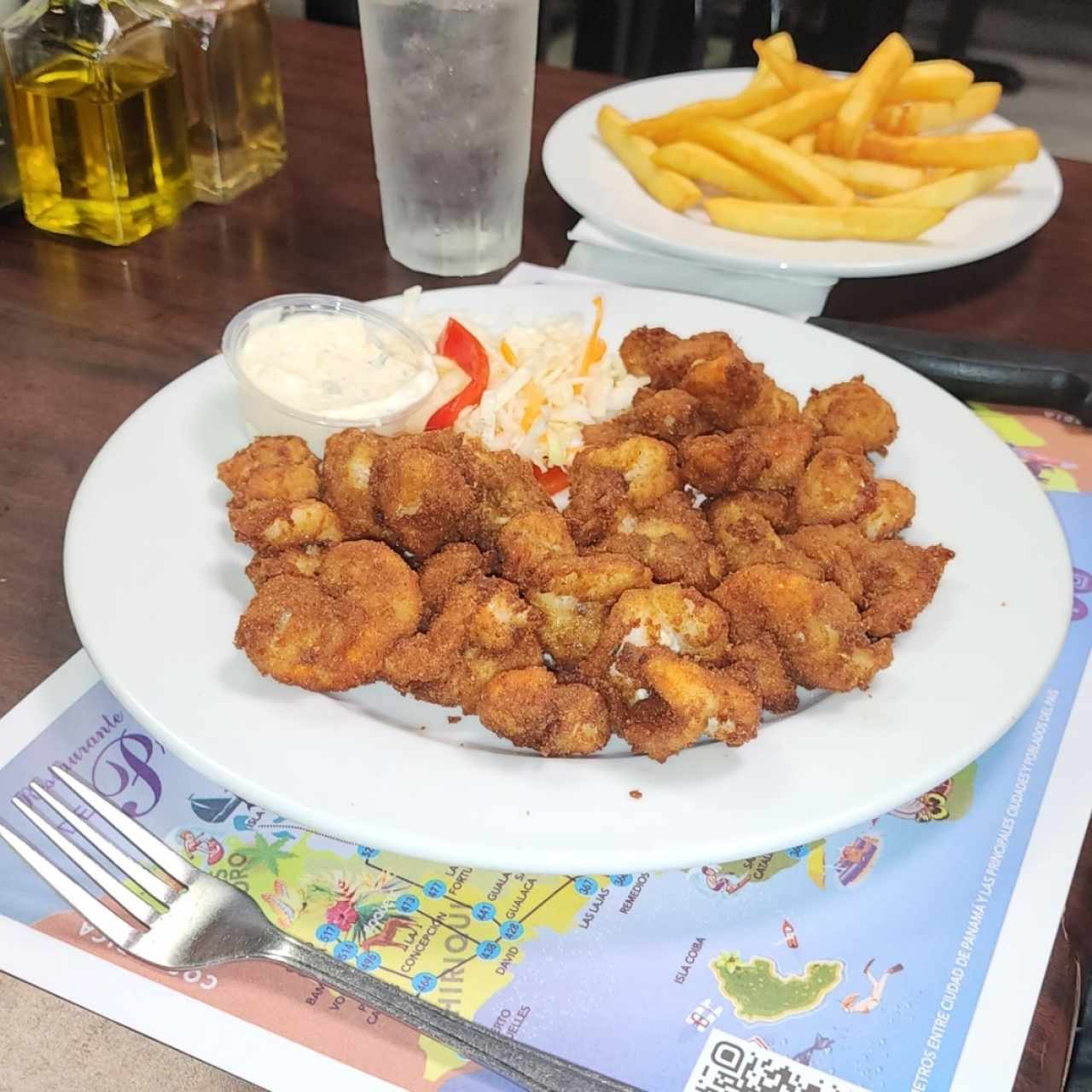 Camarones apanados