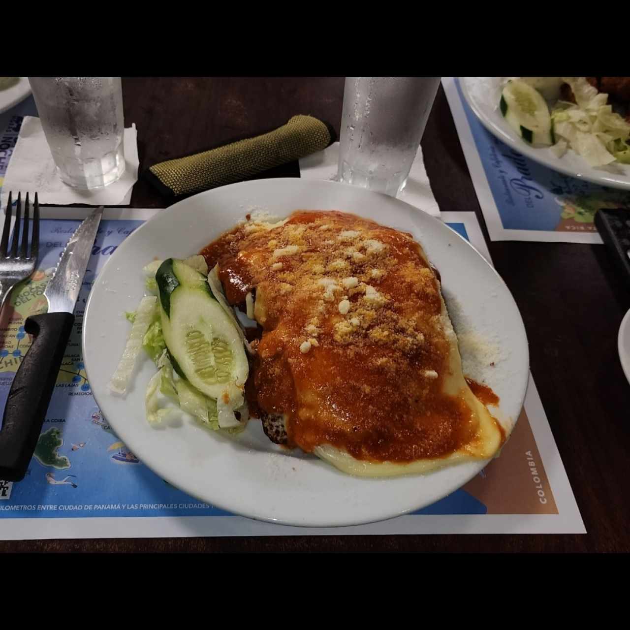 Bistec de pollo a la parmesana