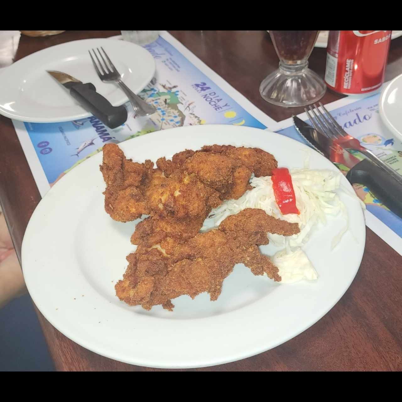 Bistec de pollo a la milanesa