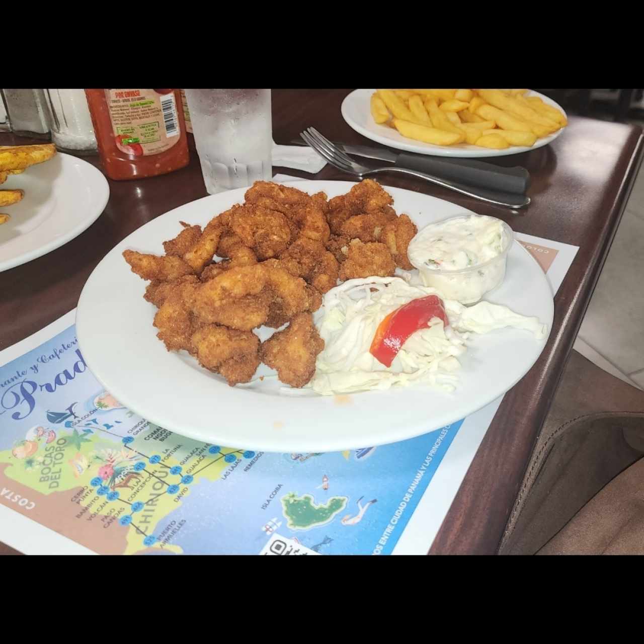Camarones apanados