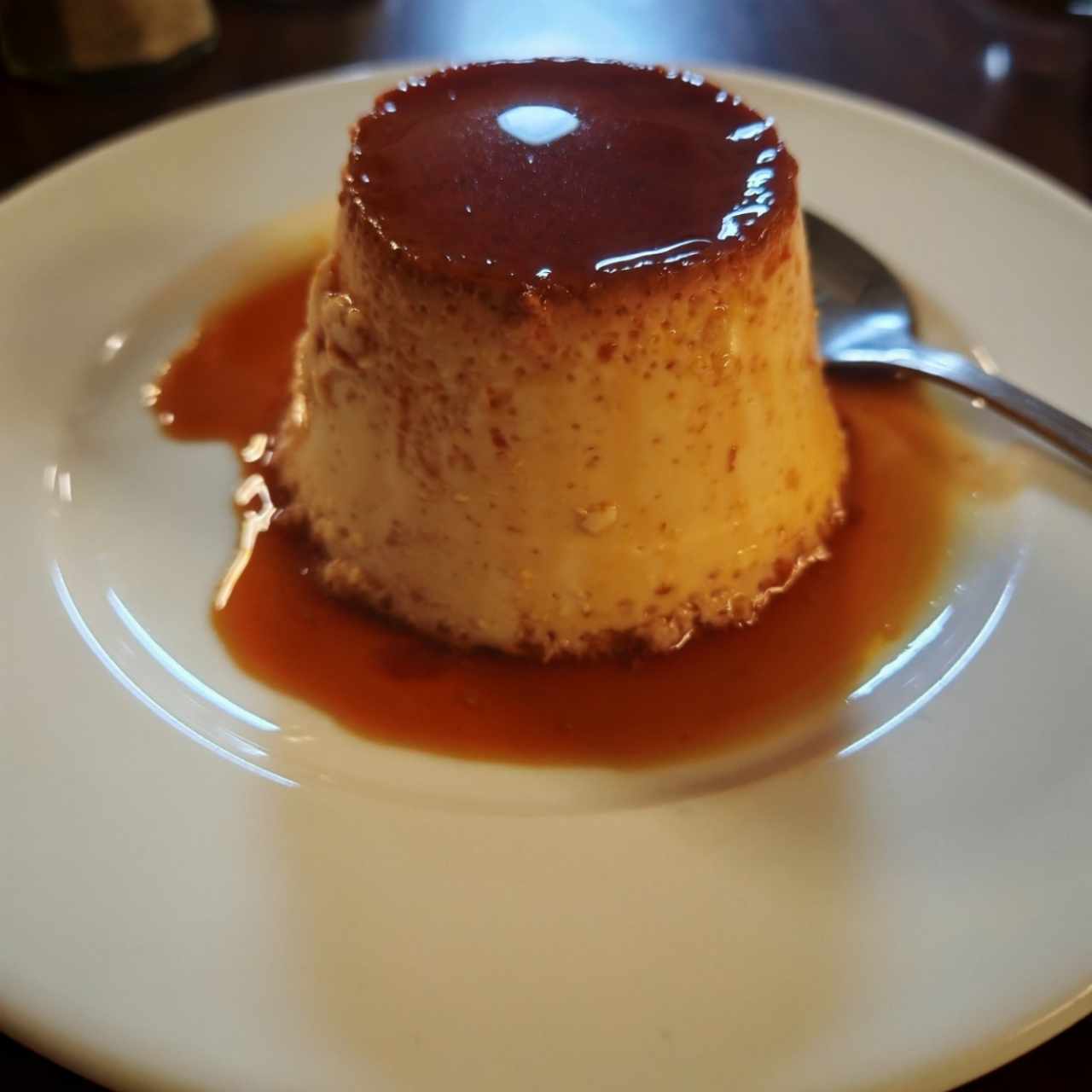 Flan de la casa