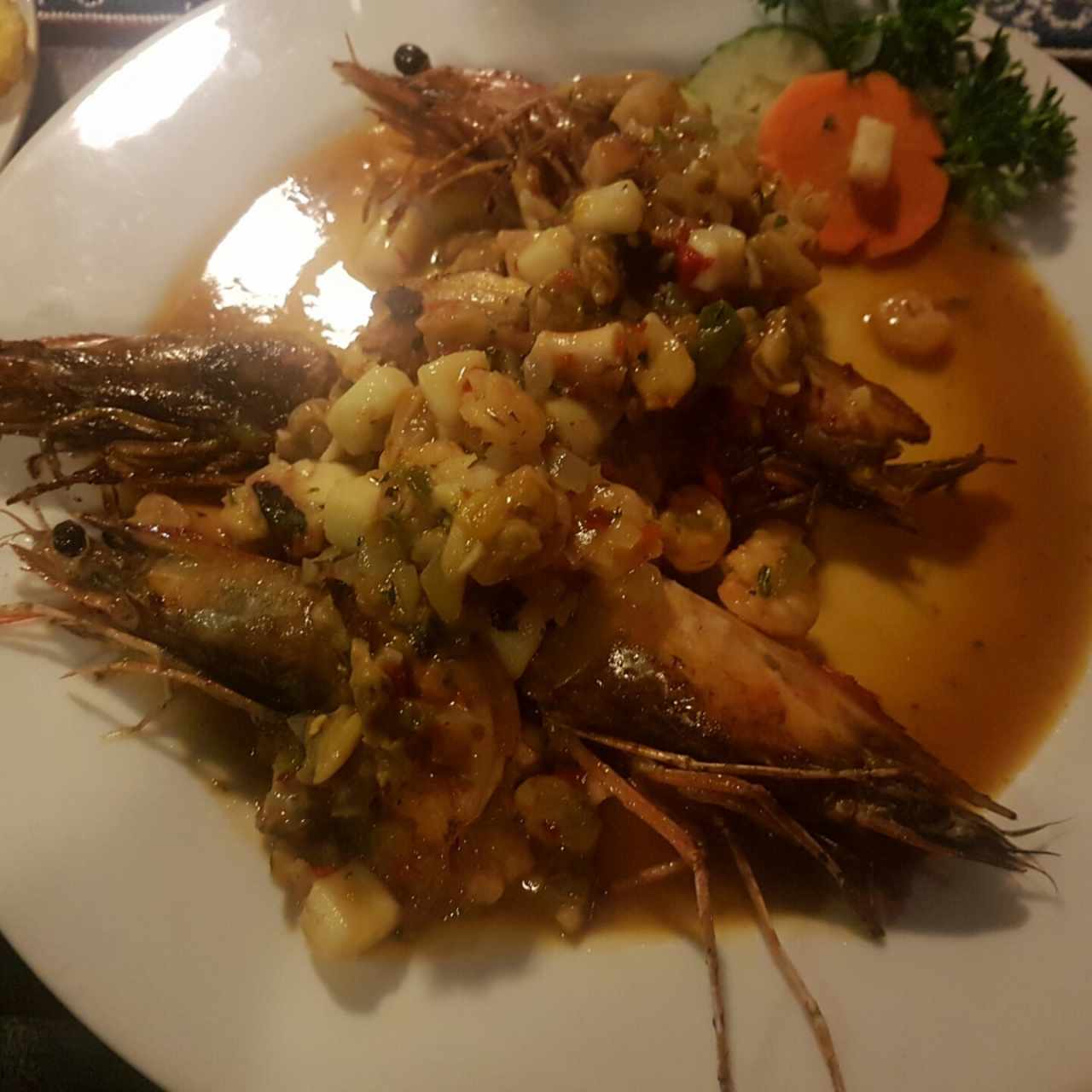 Langostinos a La Diabla