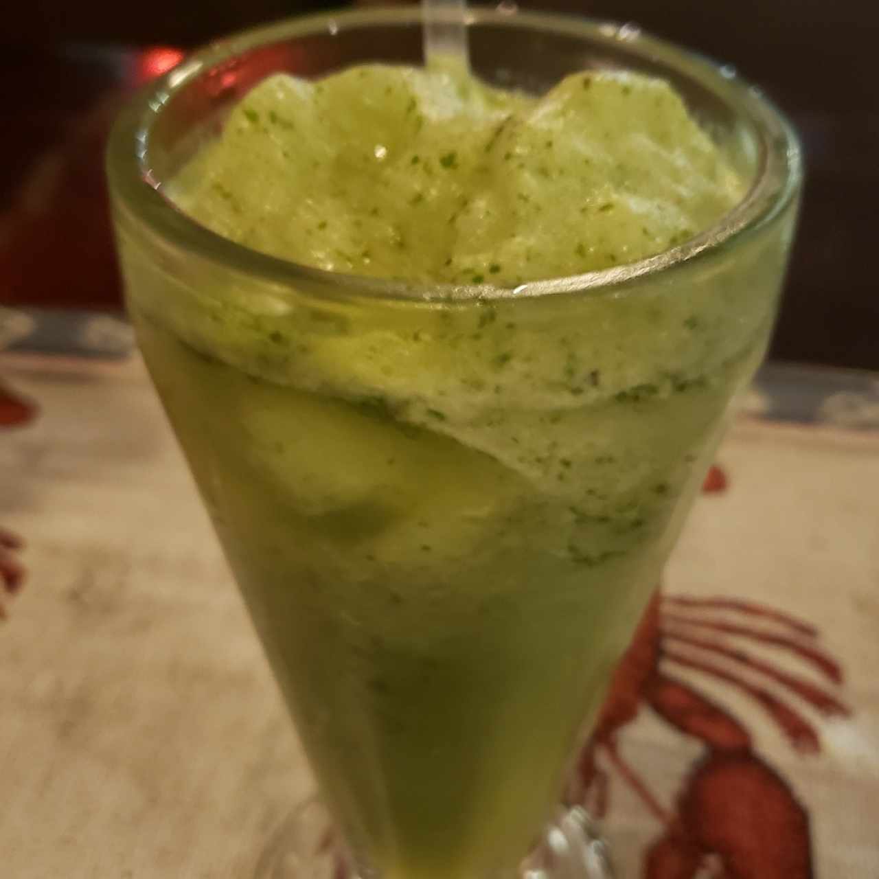 limonada con hierba buena