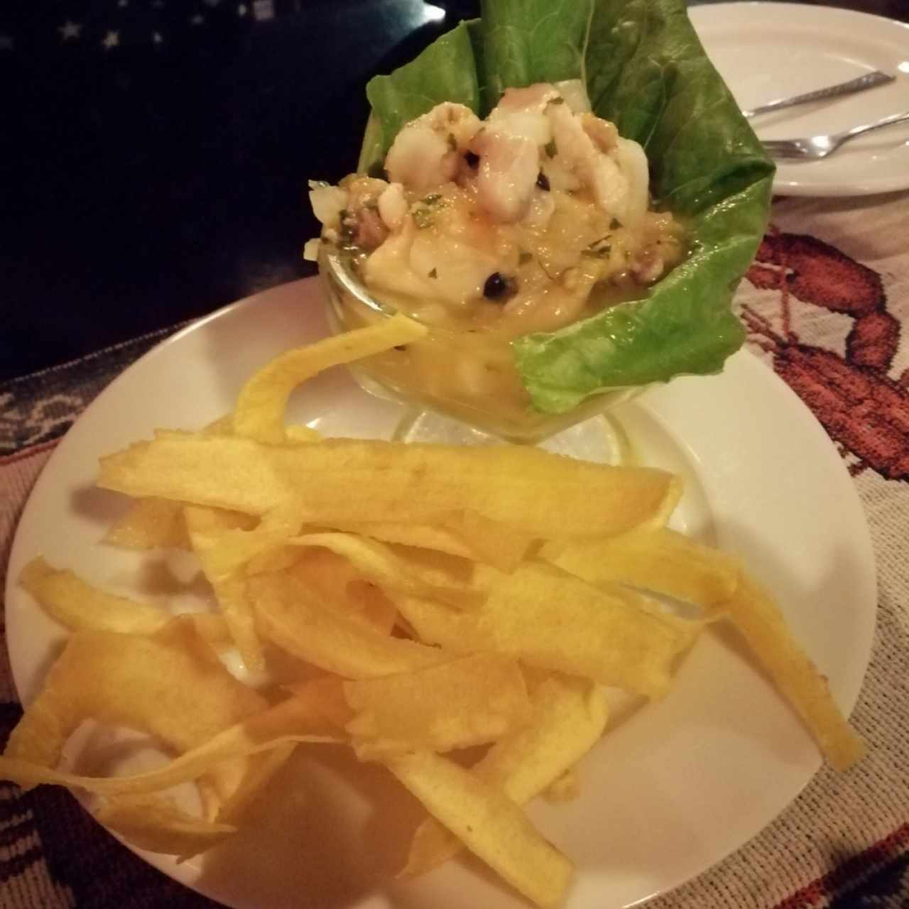 ceviche pasion fruit