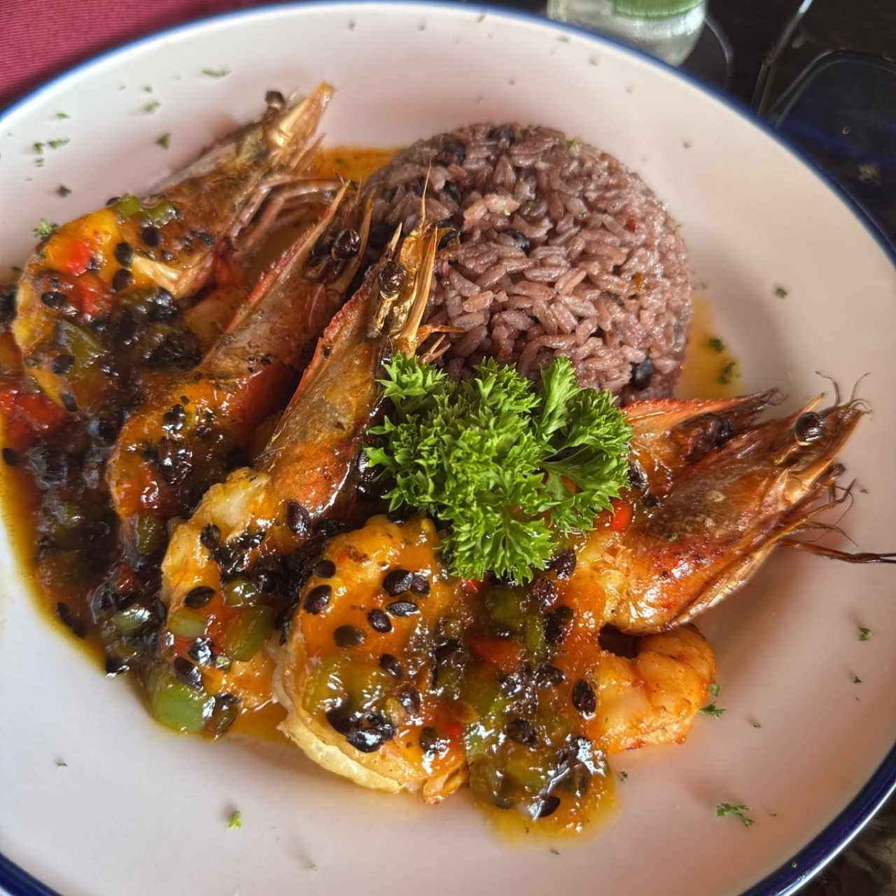 Langostinos en Salsa Maracuyá