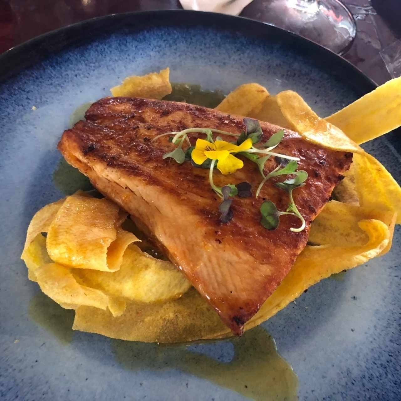Salmon en salsa citrica 