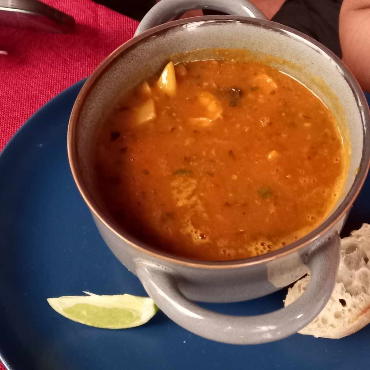 Entradas - Sopa de Mariscos