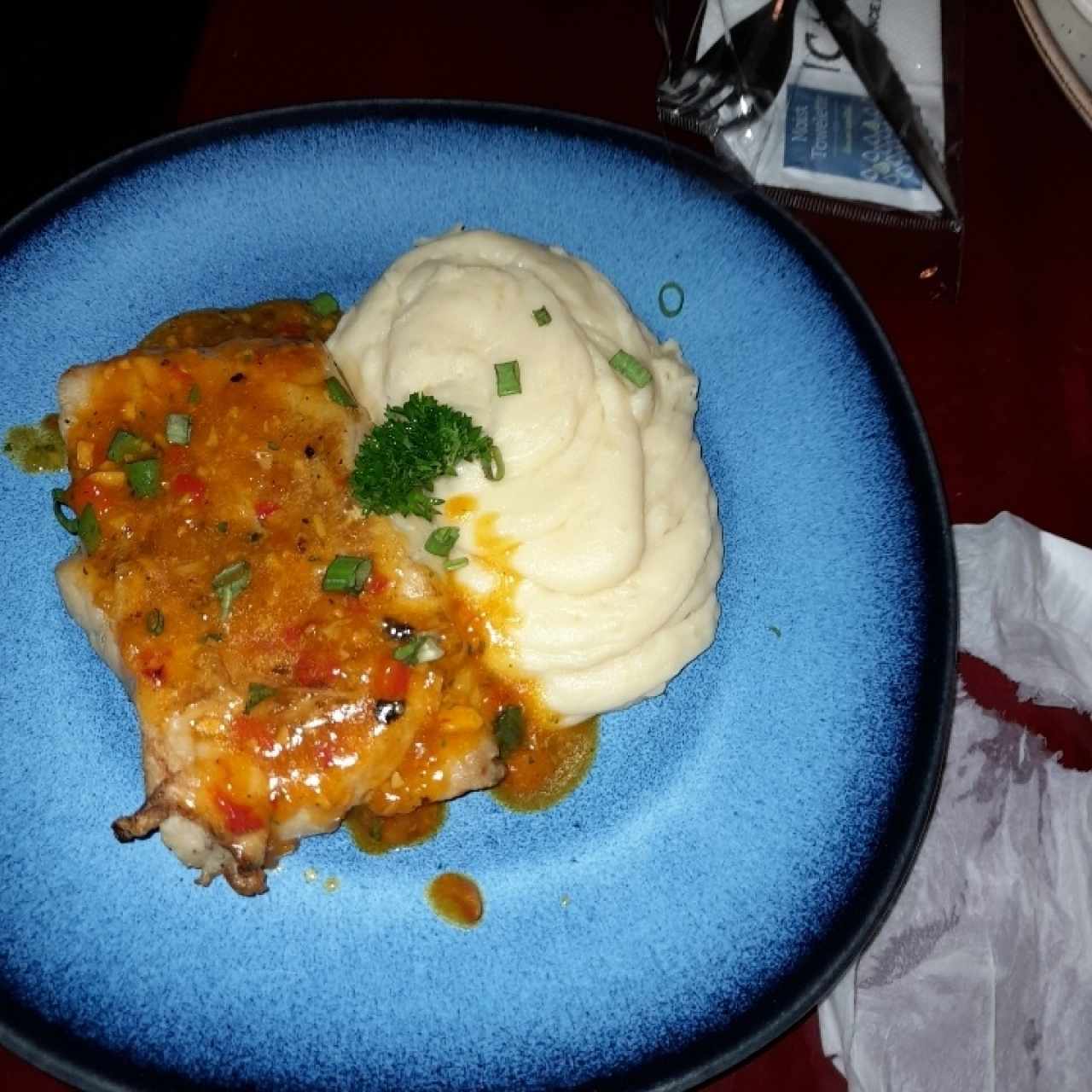 Filete de Corvina al Ajillo