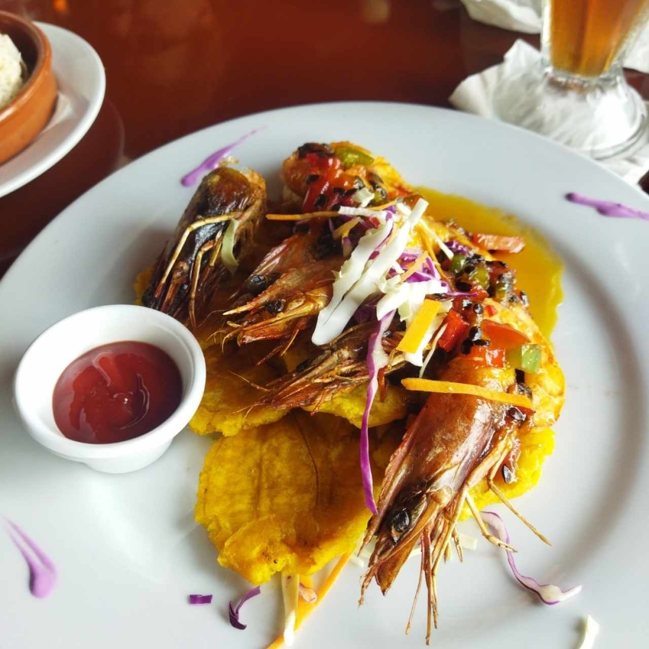 Langostinos en Salsa Maracuyá