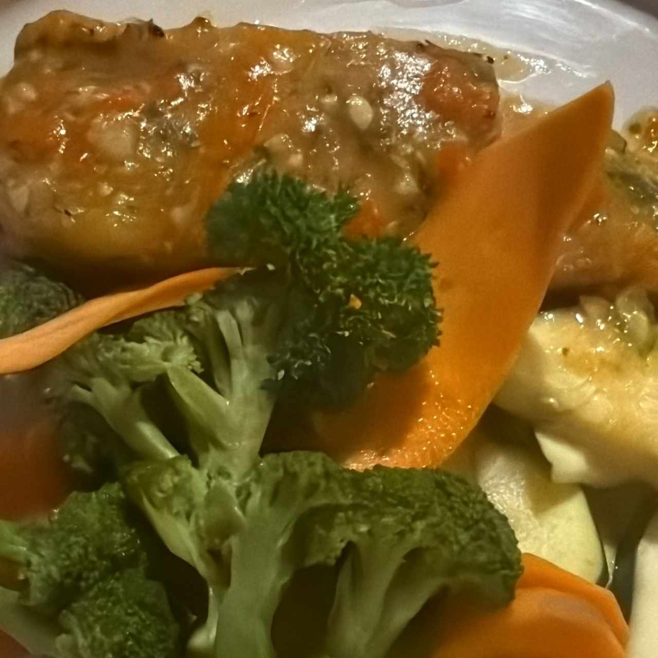 Filete de Corvina al Ajillo