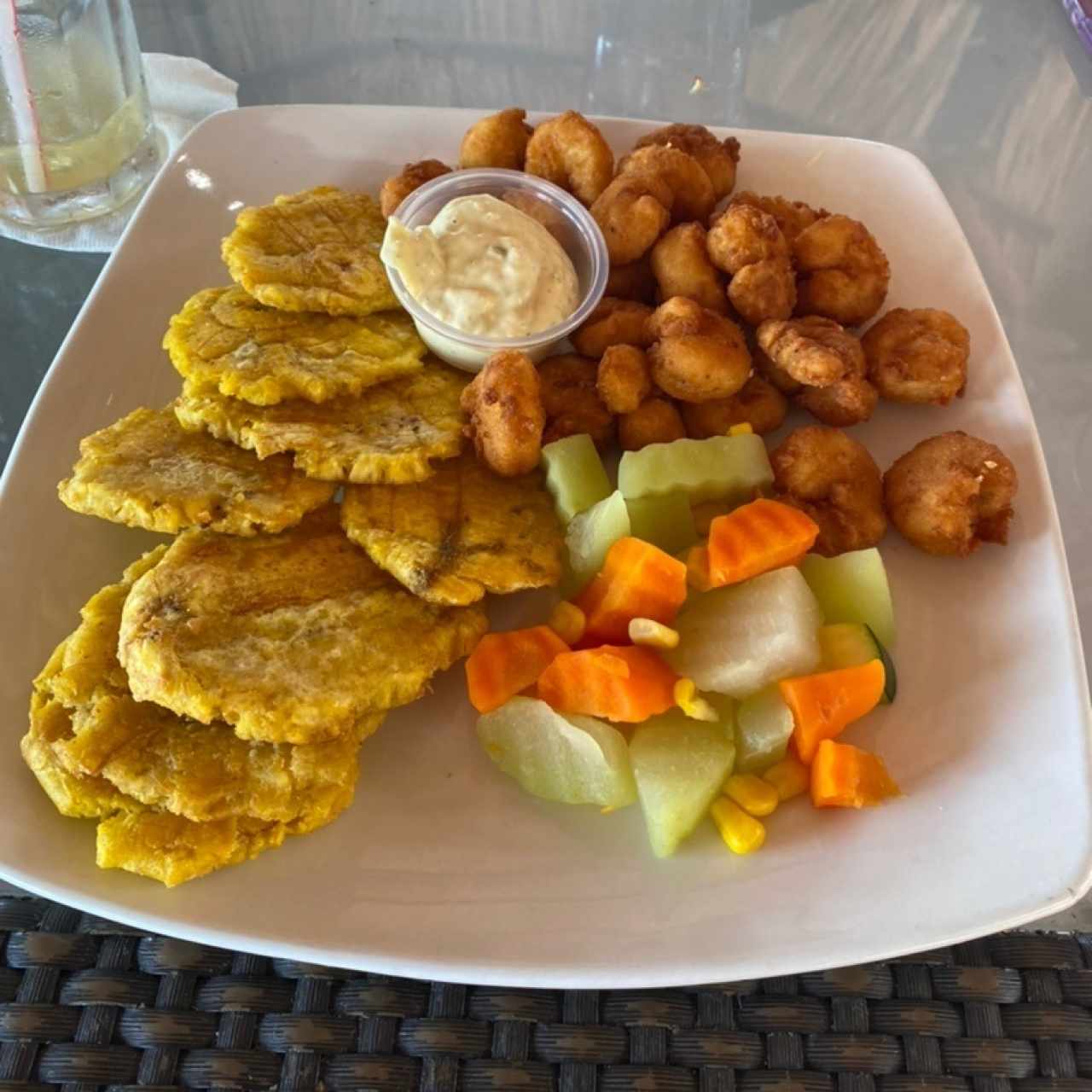 Camarones apanados