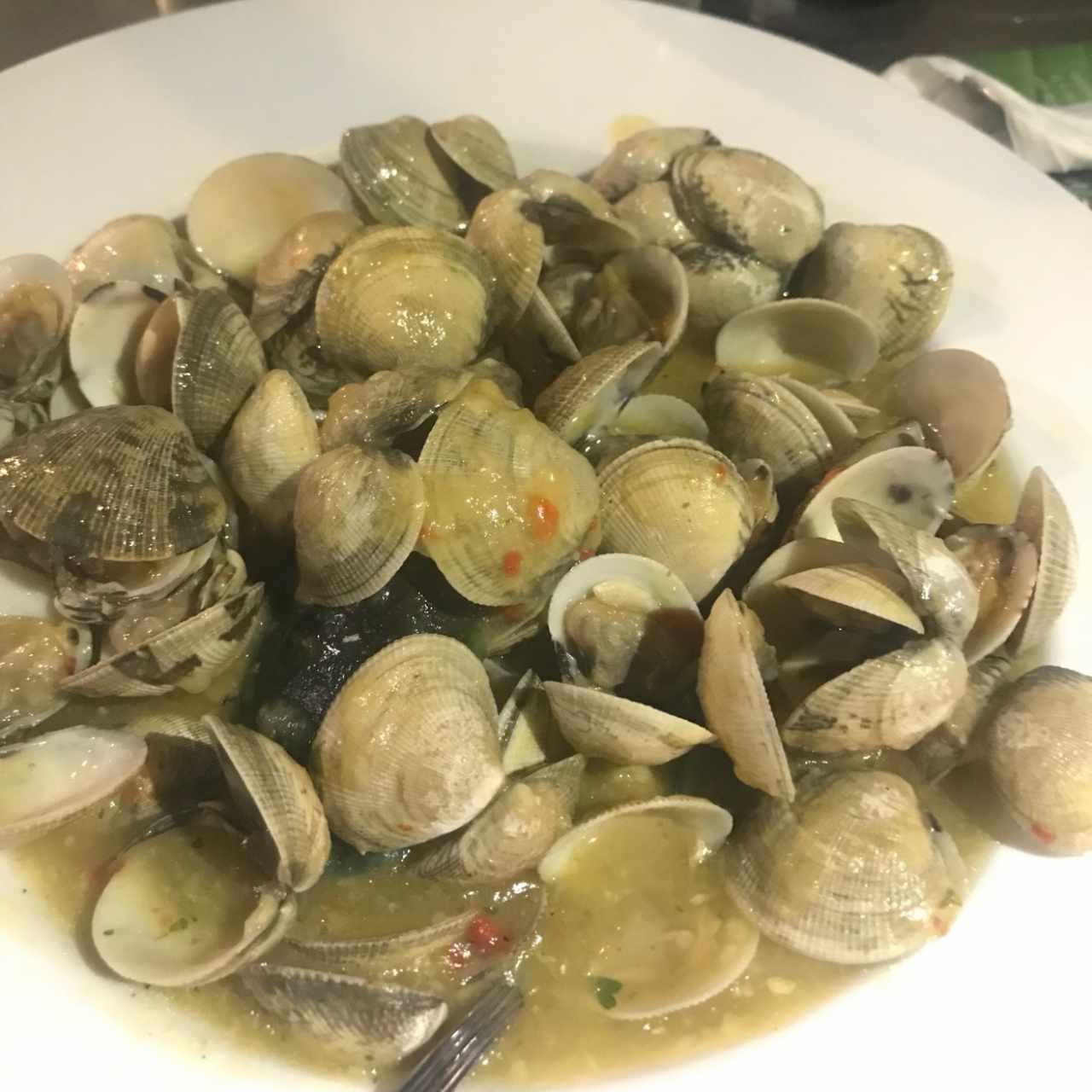 Almejas al Ajillo. 😋 Deliciosas! 
