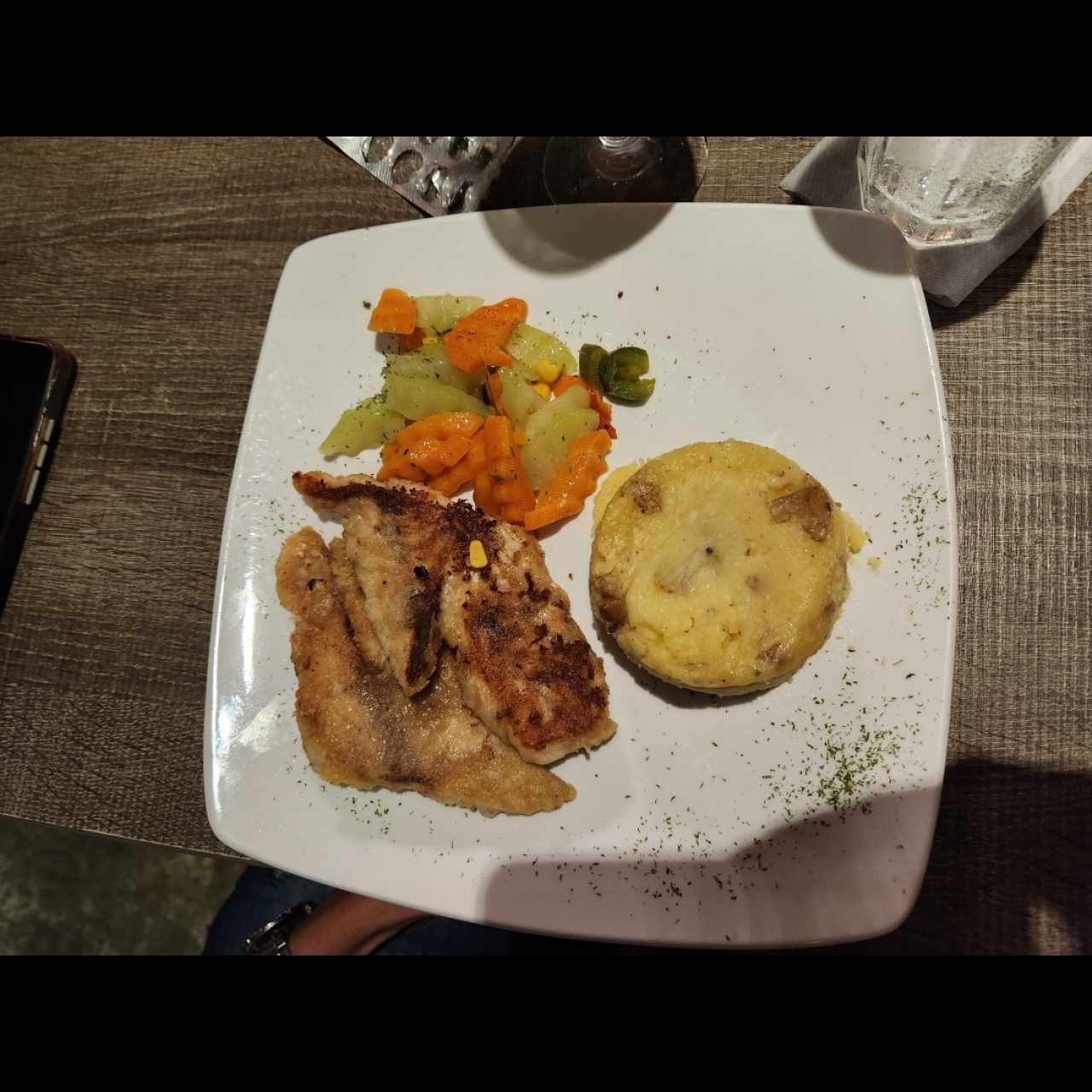 Filete de Pescado apanado o al ajillo