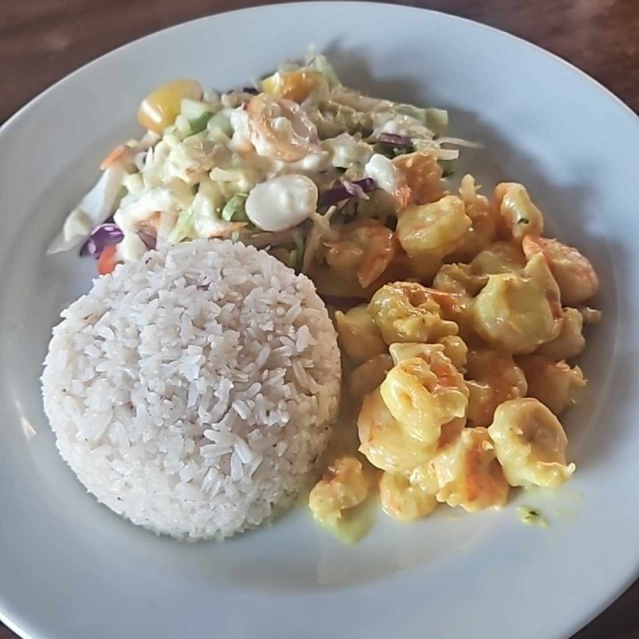 camarones al curry
