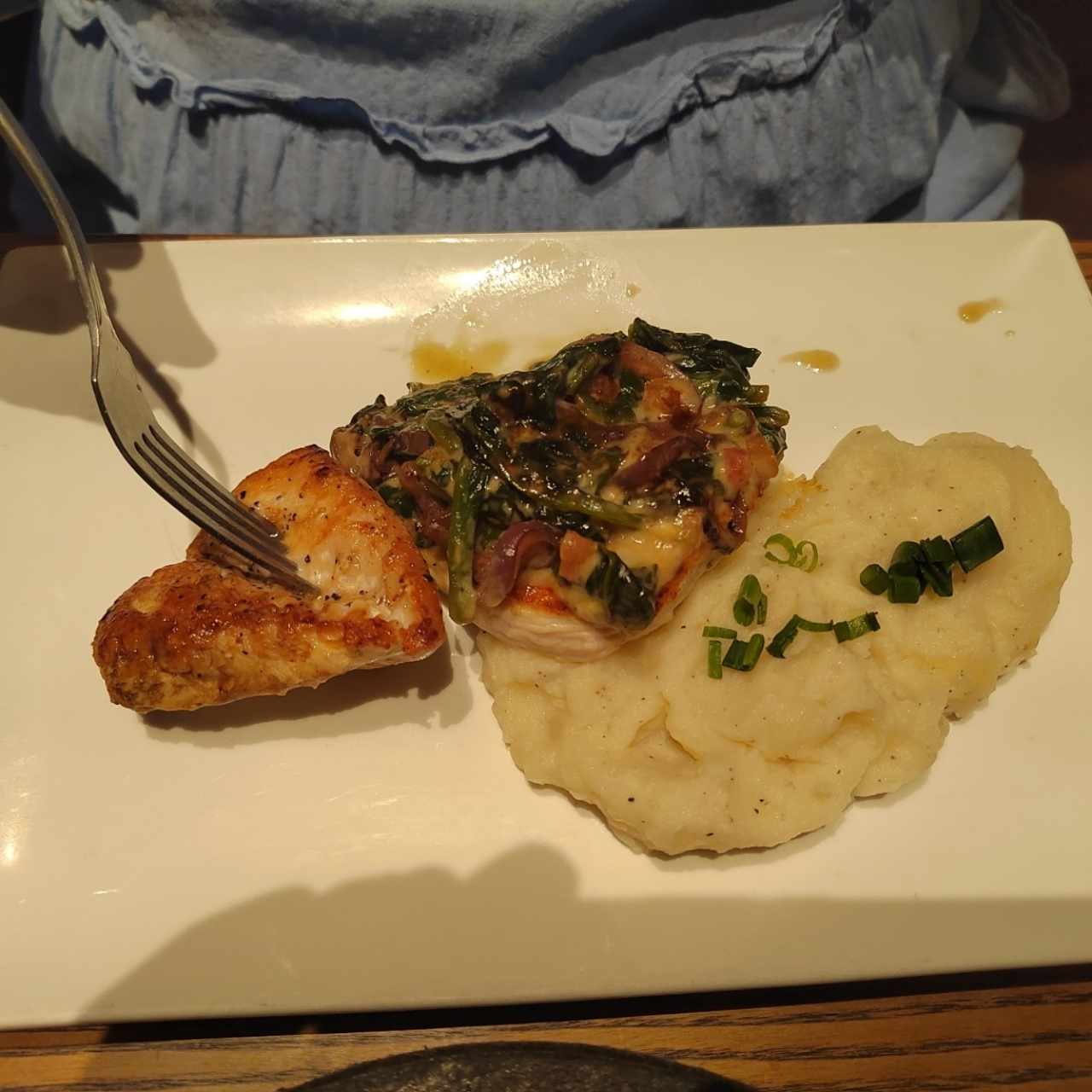 Chicken Spinach Stacked 