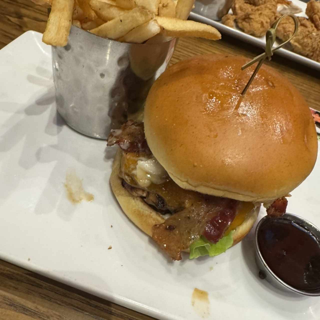 FRIDAYS SIGNATURE WHISKEY-GLAZED CHICKEN SANDWICH