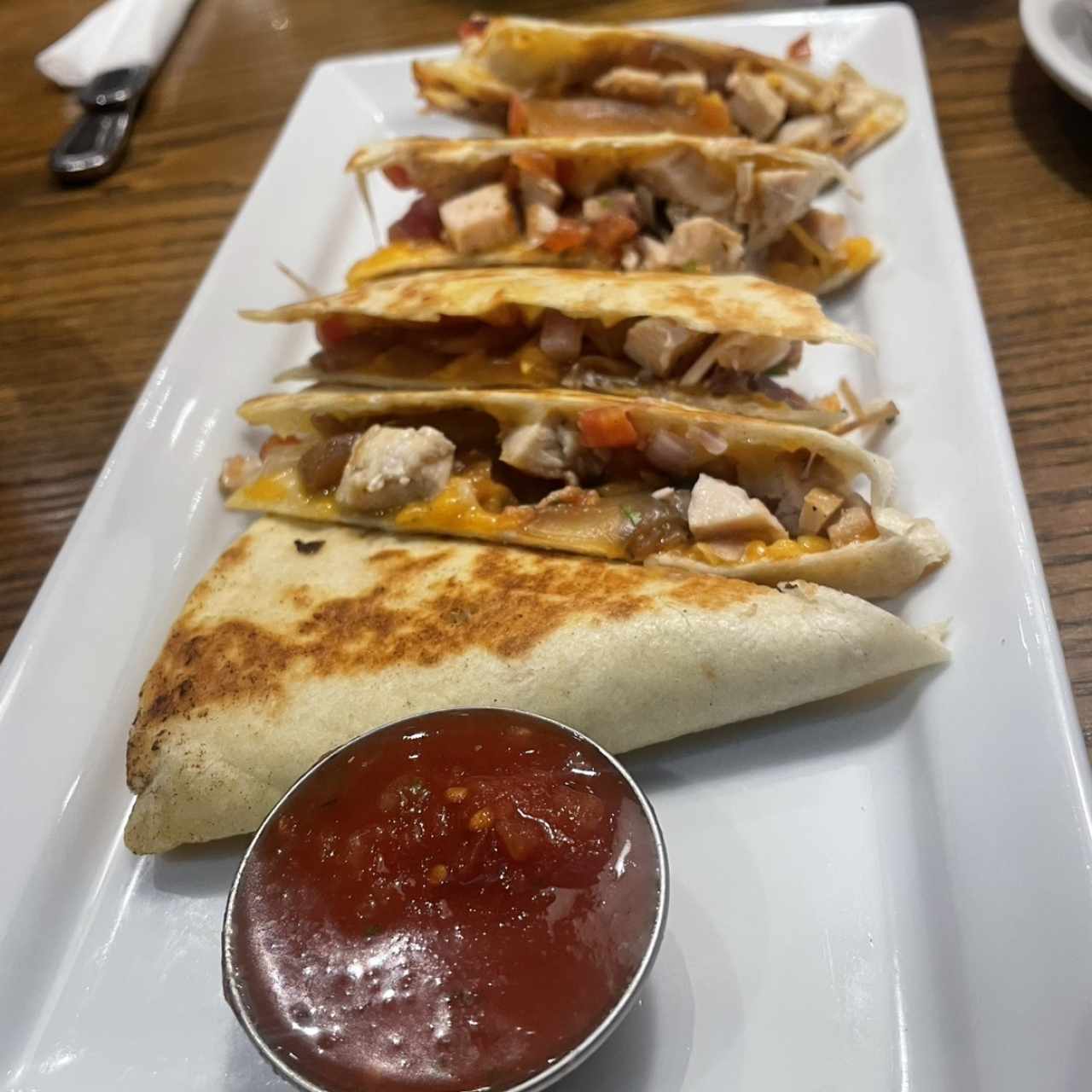 Fajitas de pollo 