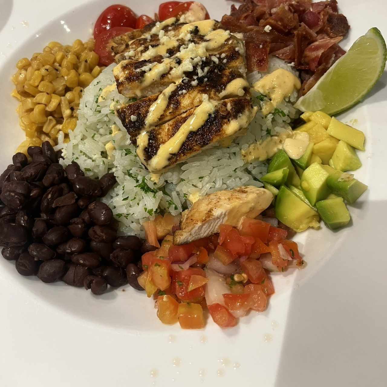 GRILLED SALMON MEXI BOWL