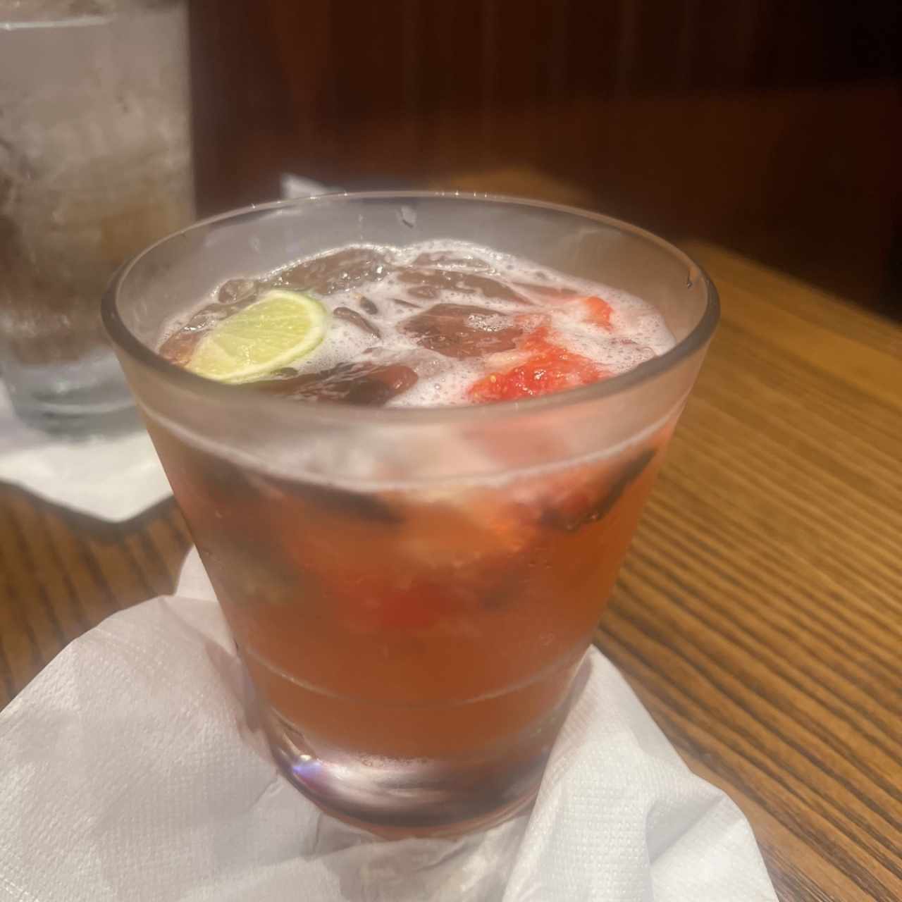Strawberry basil margarita