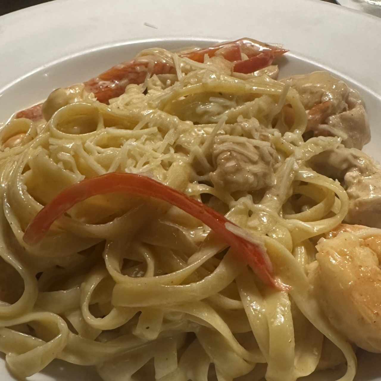 CAJUN SHRIMP & CHICKEN PASTA