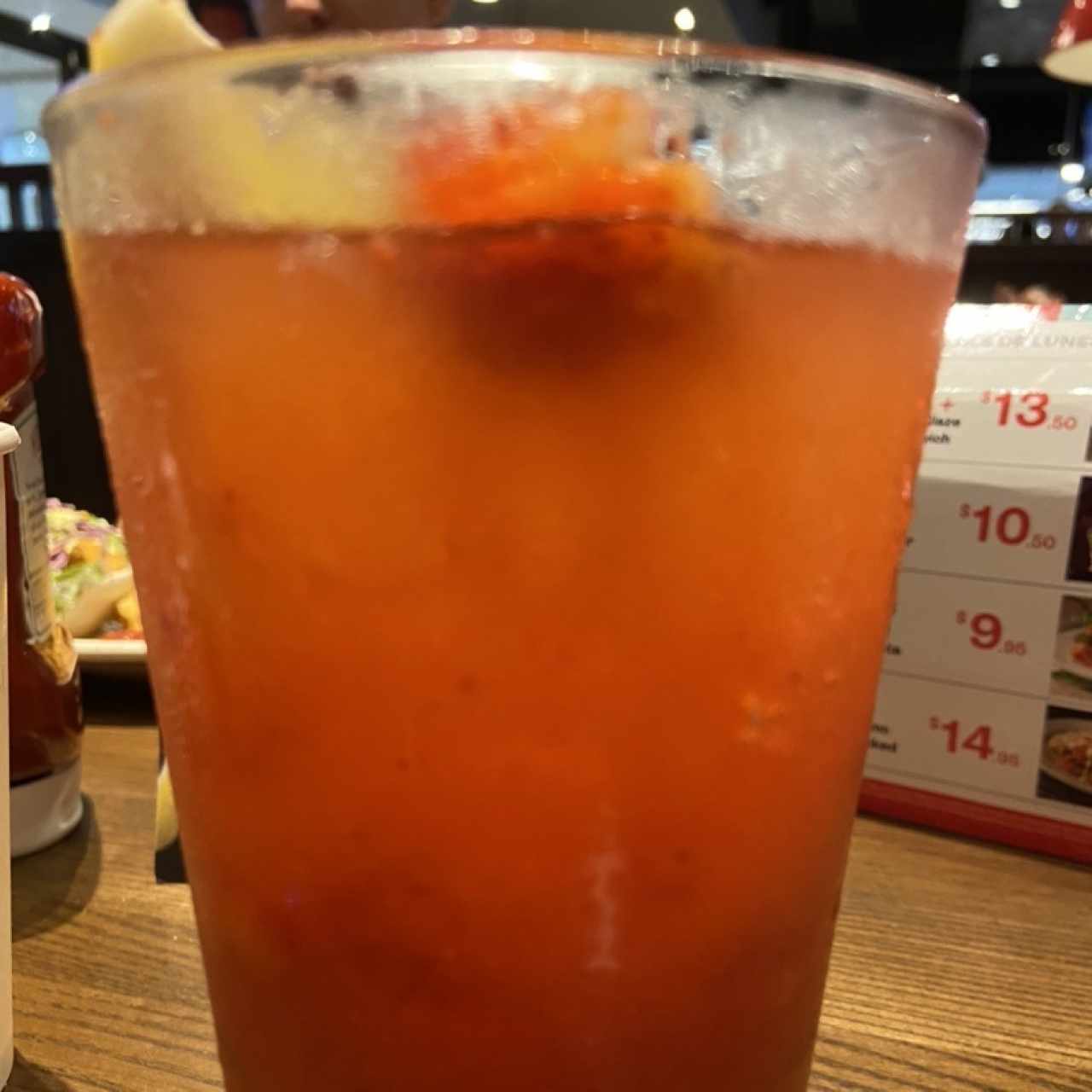 Jugo de fresa