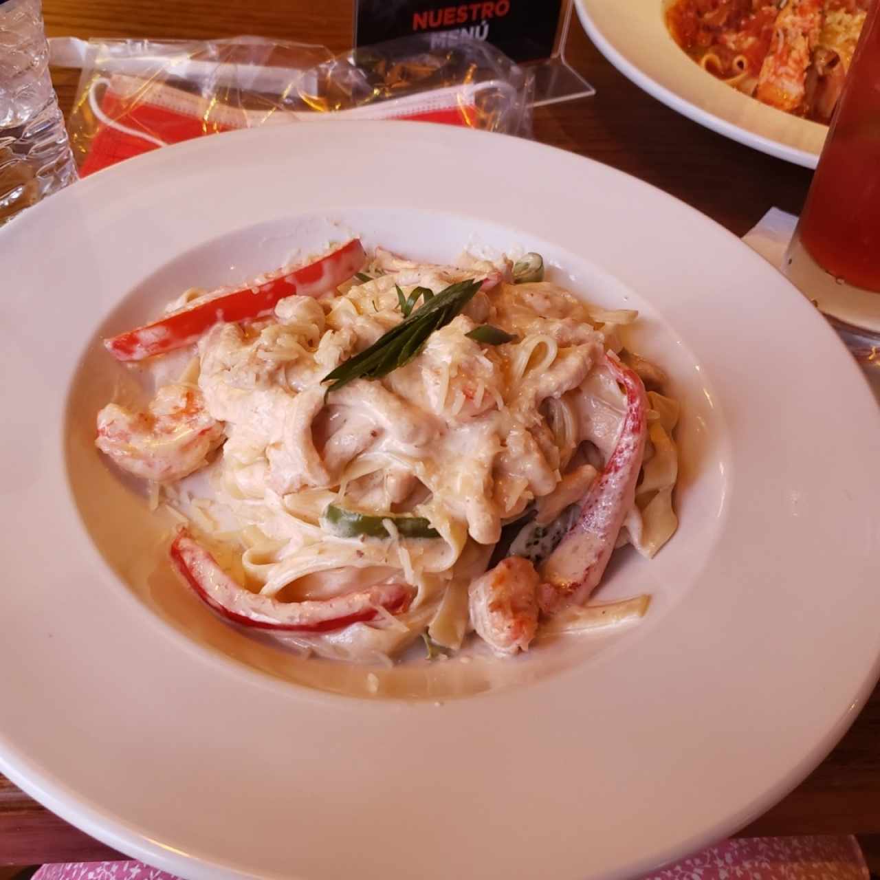 pasta con mariscos
