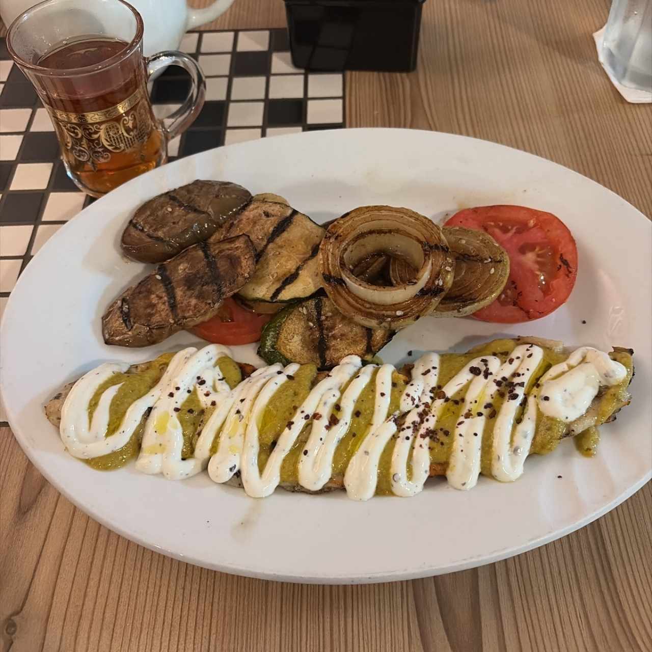 Salteados - Corvina al Pesto