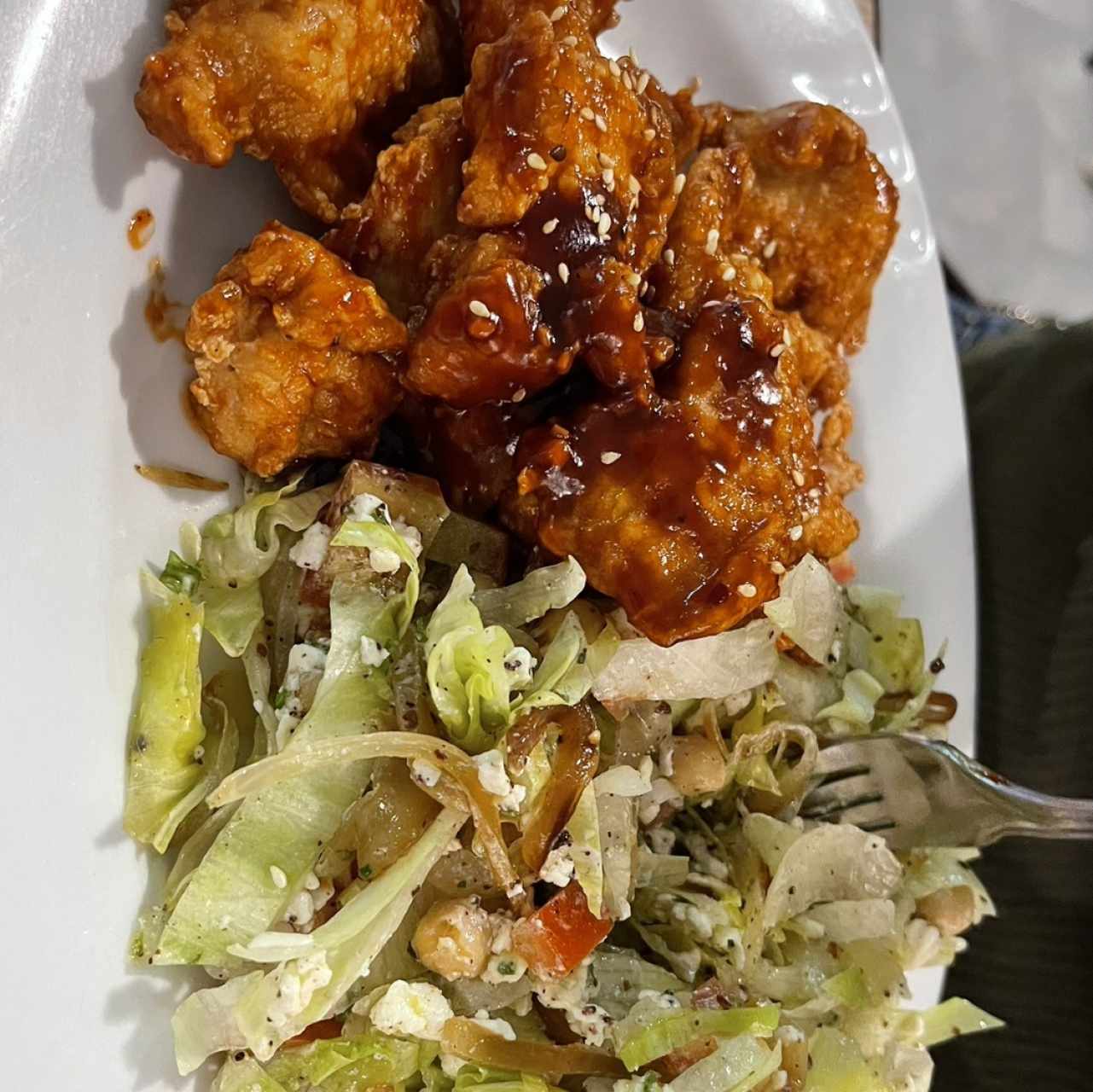 Pollo agridulce