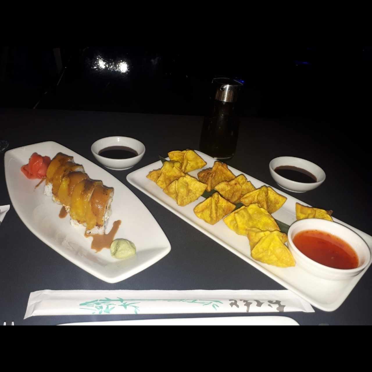 Osaka Ebi y Wantones de Cangrejo