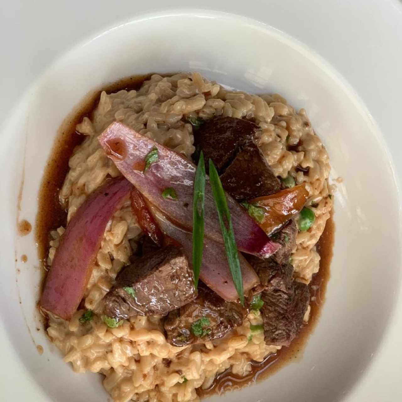 Risotto de lomo saltado