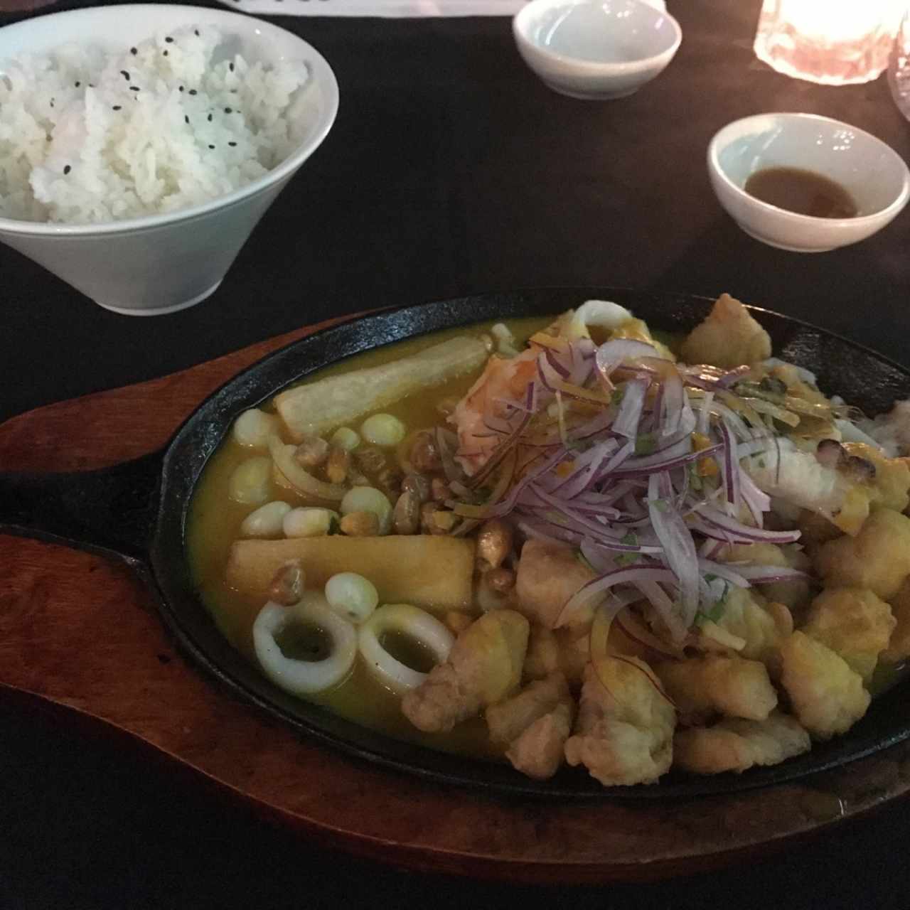 Ceviche caliente