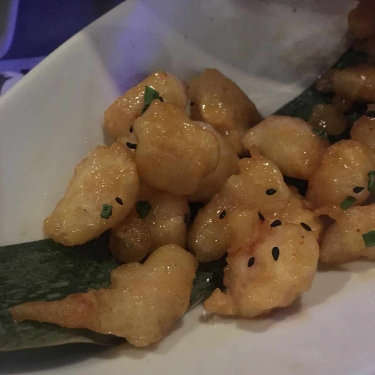 Langostinos tempura (4 unidades)